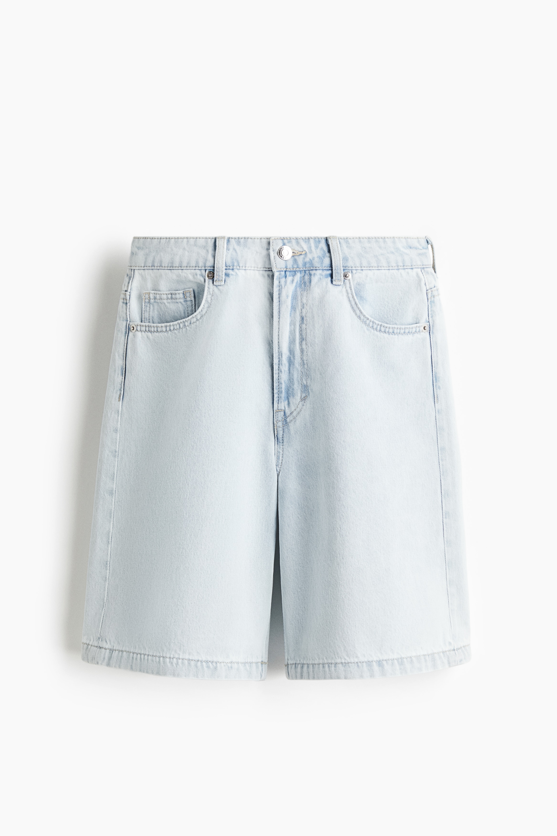 Denim Bermuda shorts - Pale denim blue/Dark denim blue/Denim blue