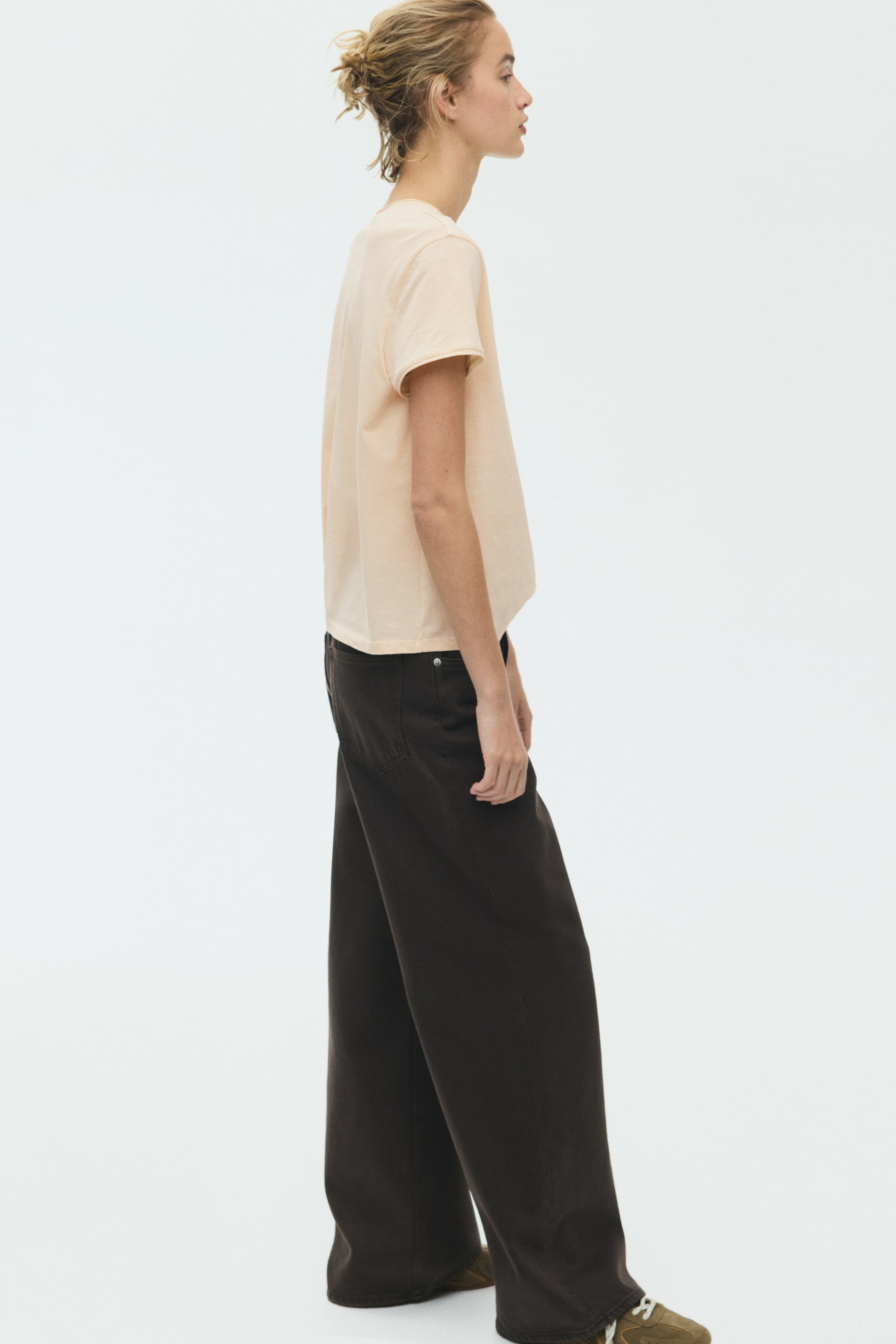 Rolled-Edge T-Shirt