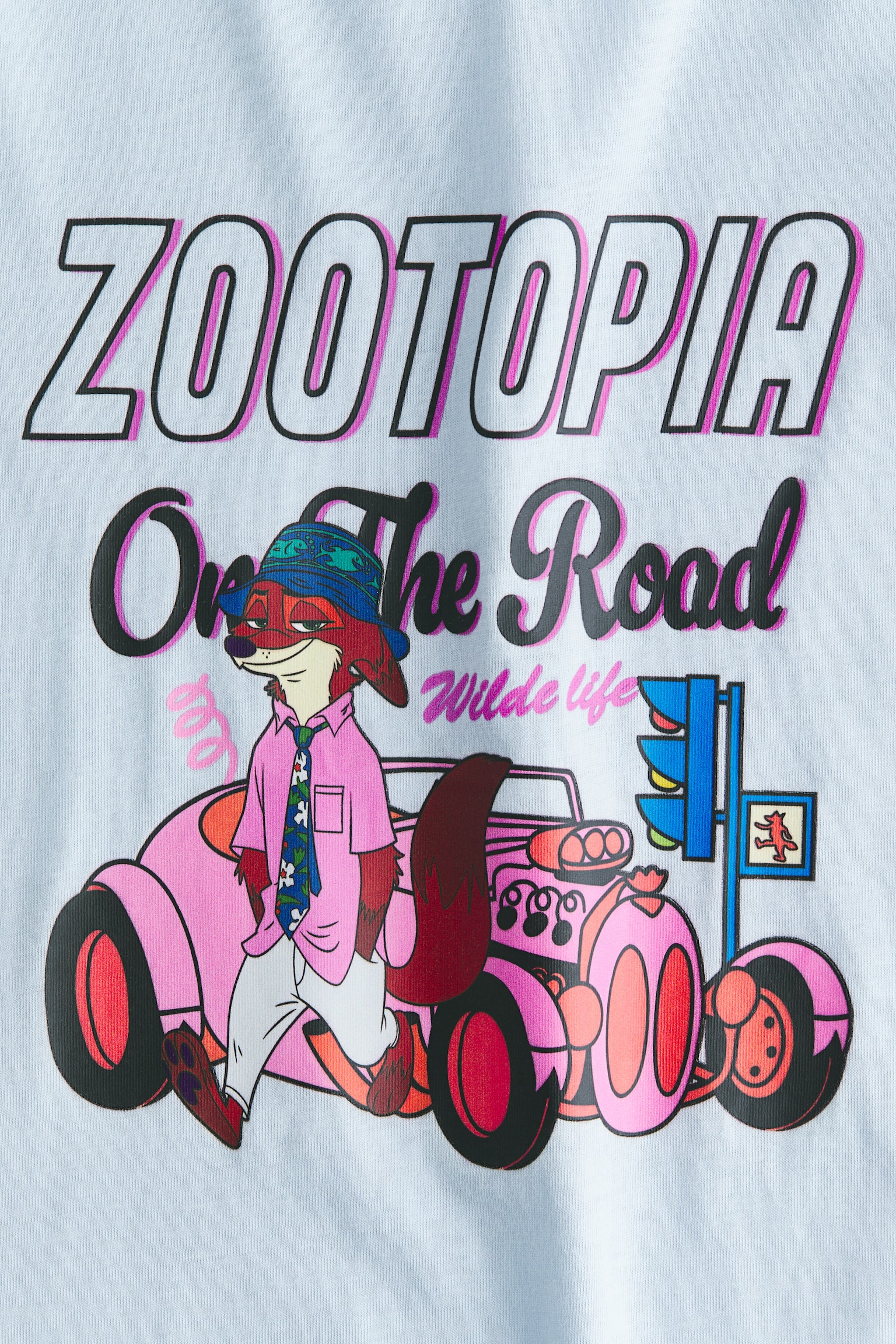 Áo thun cotton in hình - Xanh dương/Phi vụ động trời/Màu trắng/Phi vụ động trời/Màu trắng/Phi vụ động trời/Màu hồng/Phi vụ động trời - 5