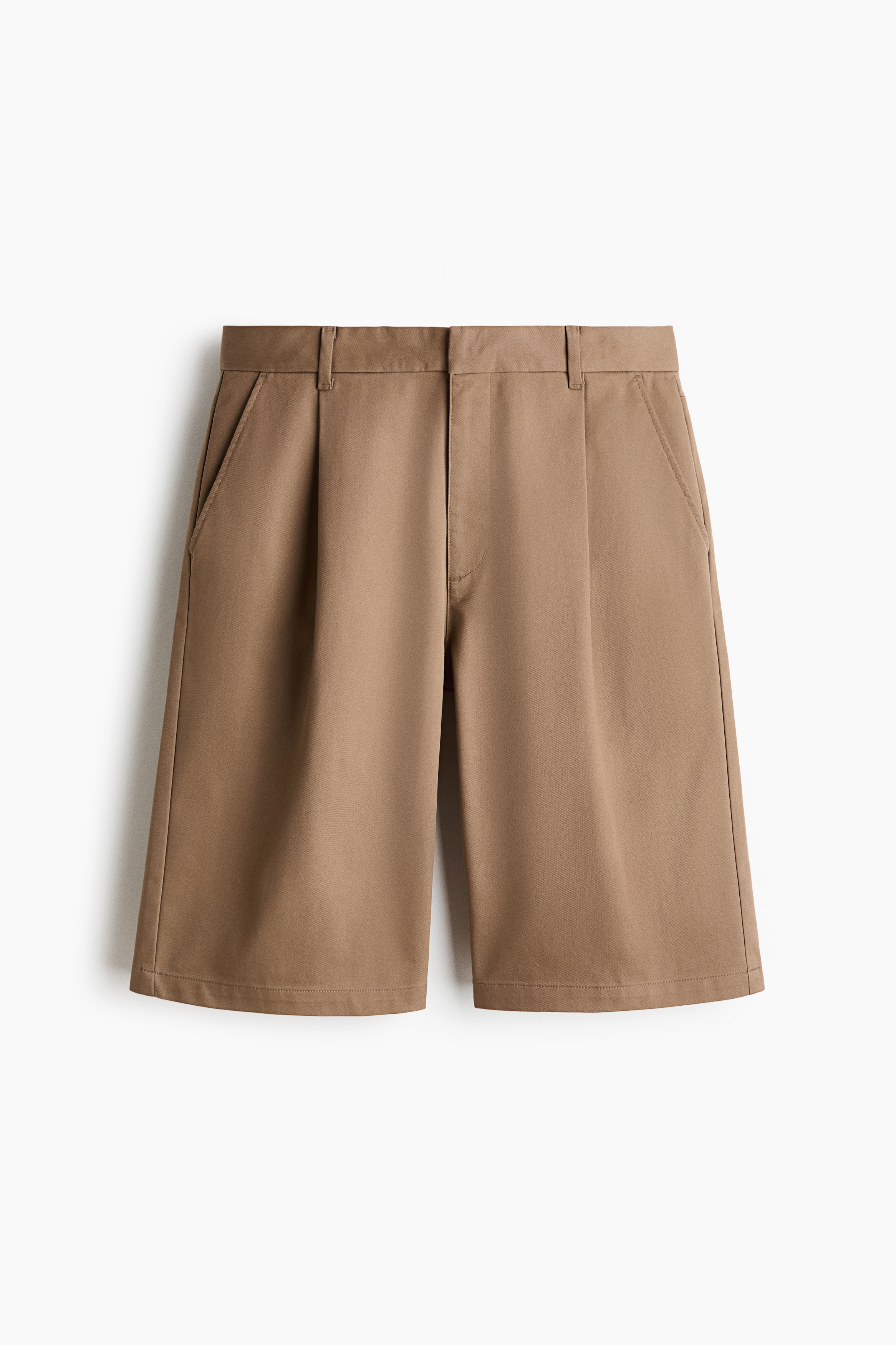 Loose Fit Tailored shorts - Beige/Black