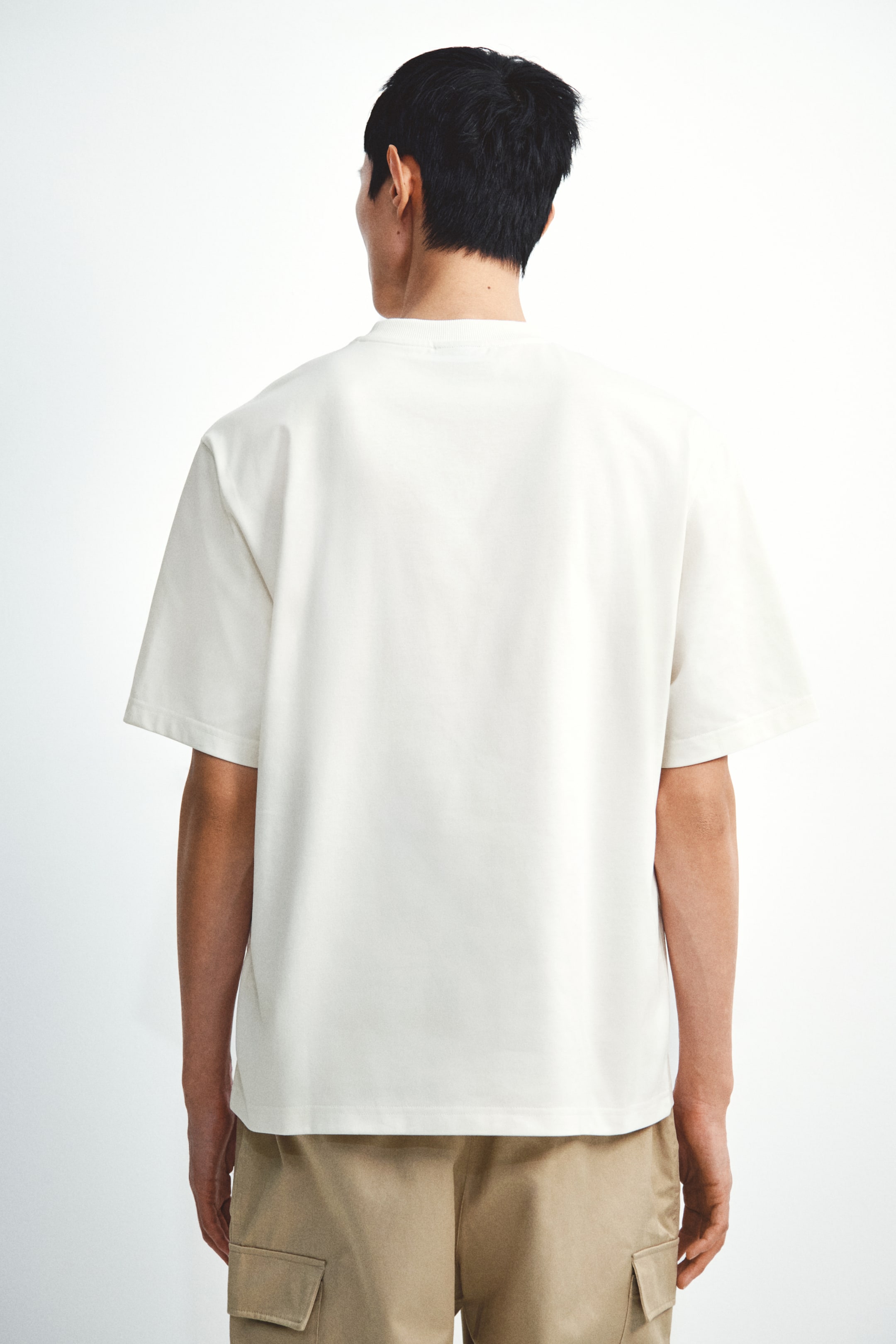 Xem ảnh lớn hơn: Áo thun cotton in hình - Màu trắng/Powder highway - Men | H&M VN 3