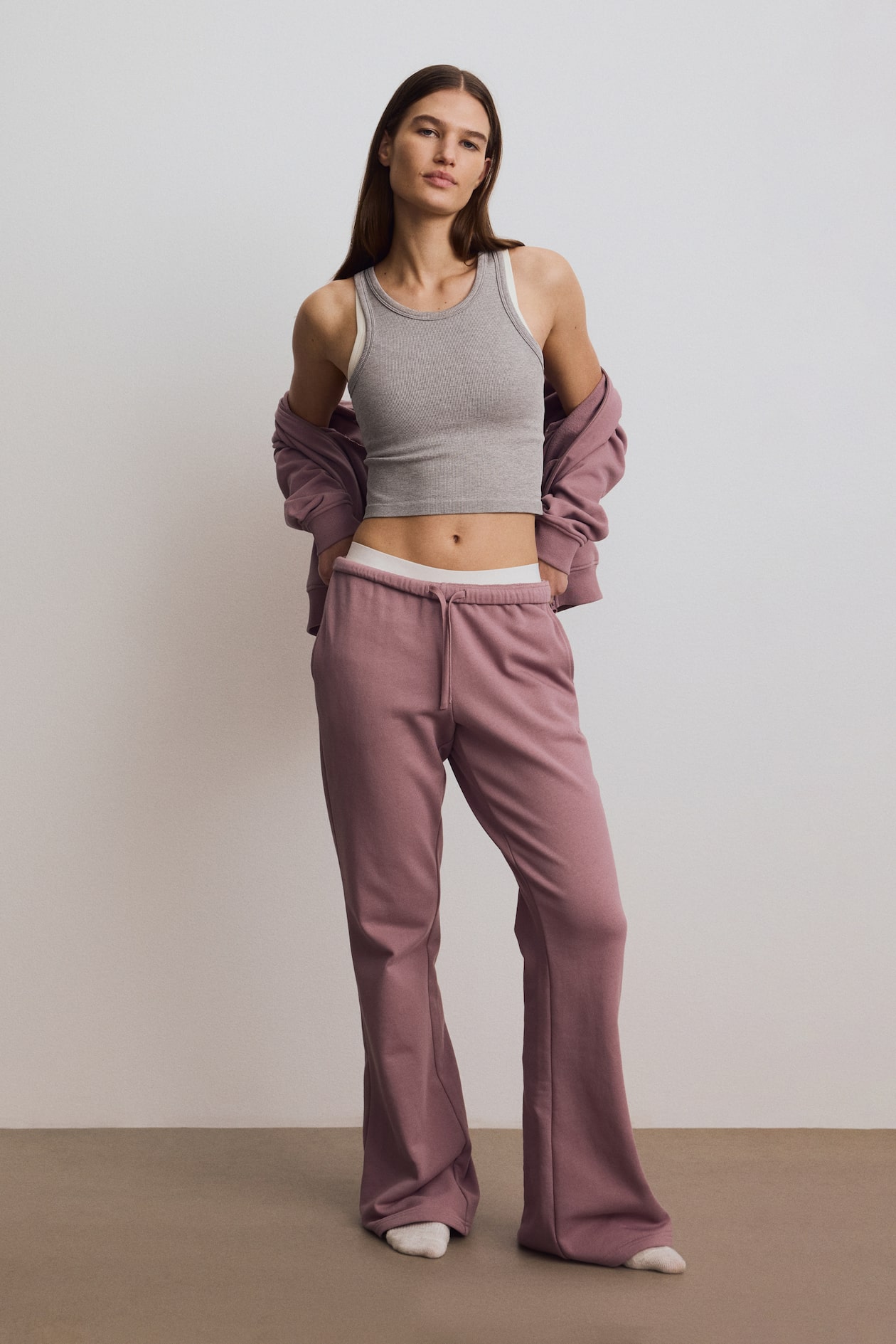 Flared Sports Sweatpants - image 5