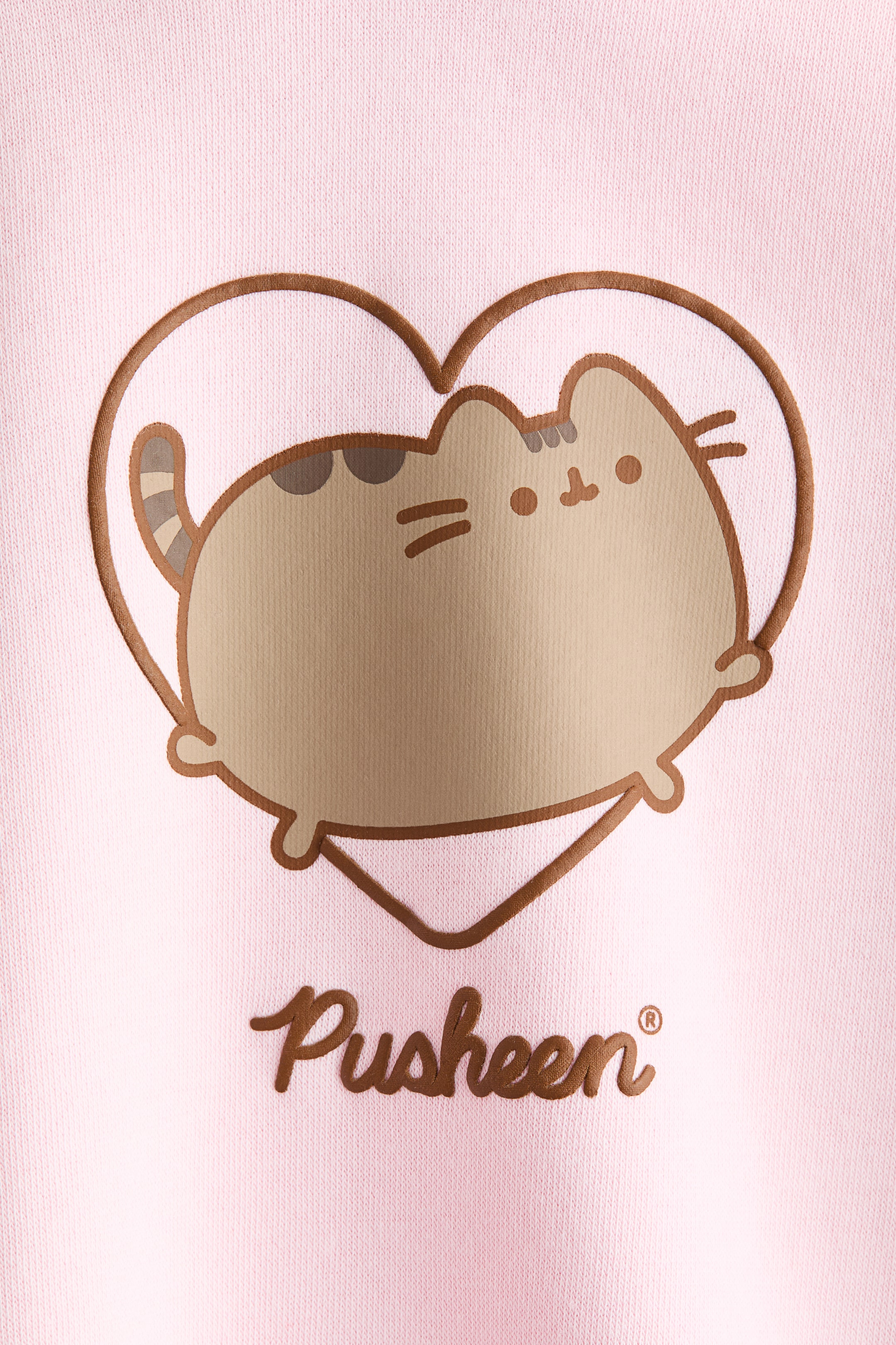 Grösseres Bild ansehen: Hoodie mit Motiv - Hellrosa/Pusheen, die Katze - KINDER | H&M CH 2