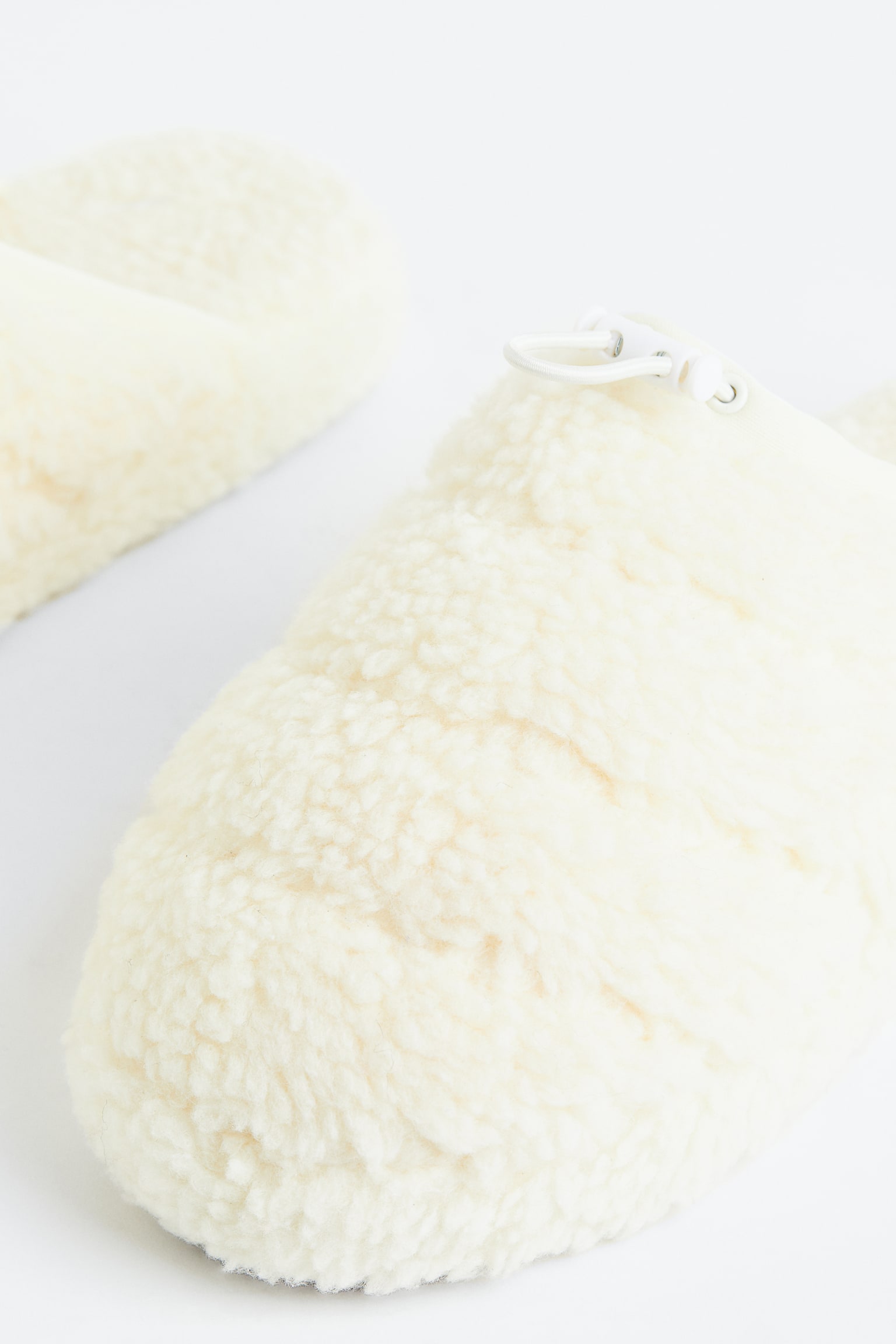 Teddy slippers - Cream - 3