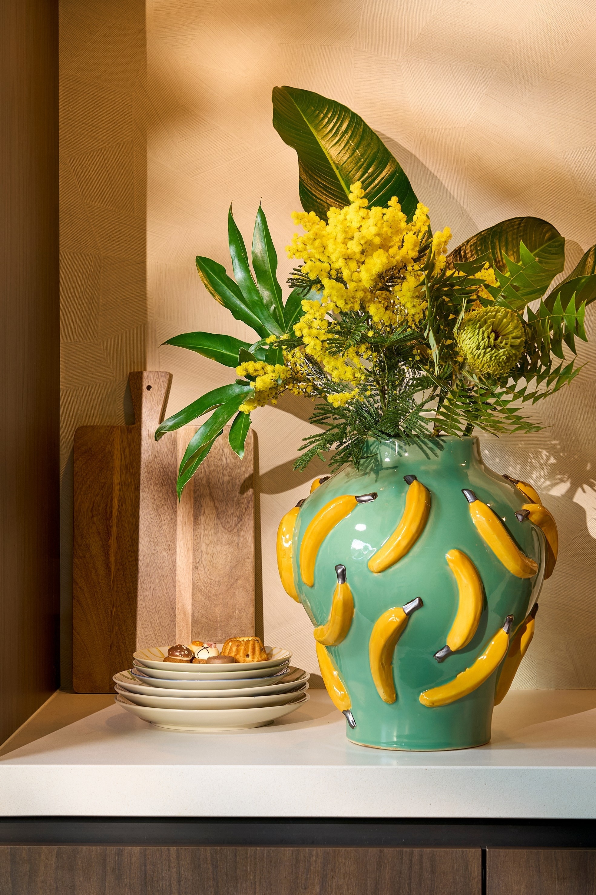 Keramiikkamaljakko - Vaaleanvihreä