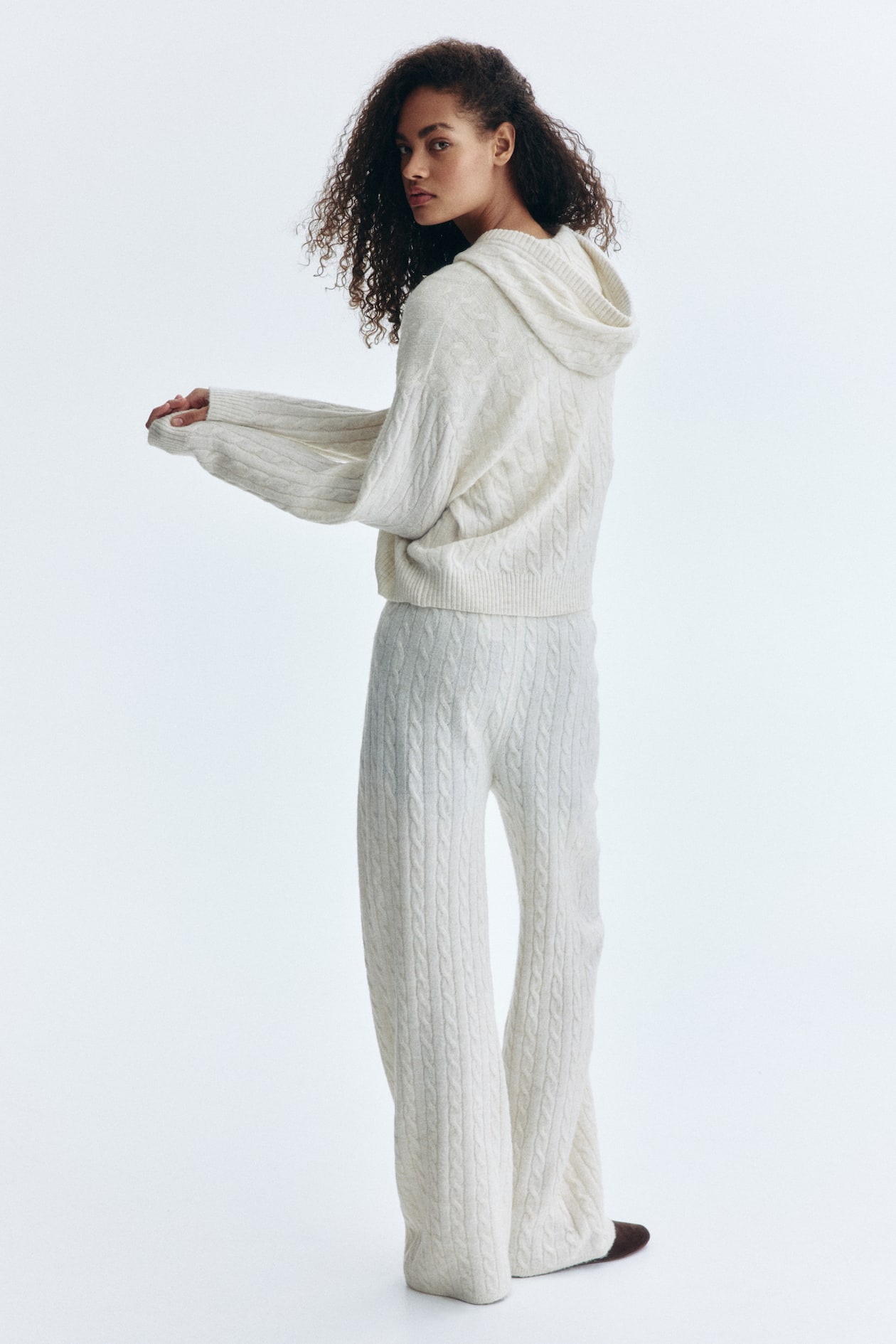 Cable-Knit Pants - image 4