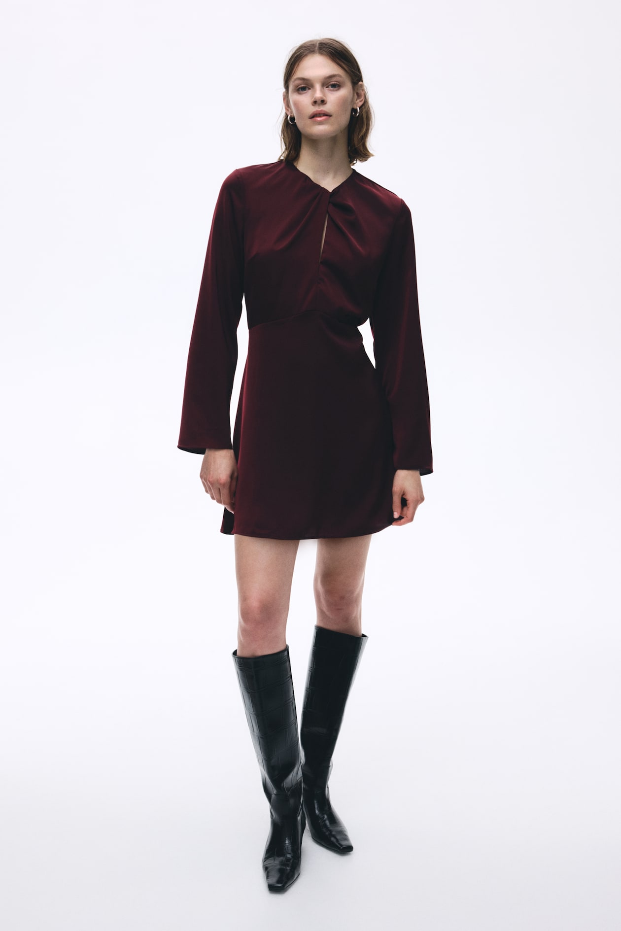 Twist-Detail Dress - image 3
