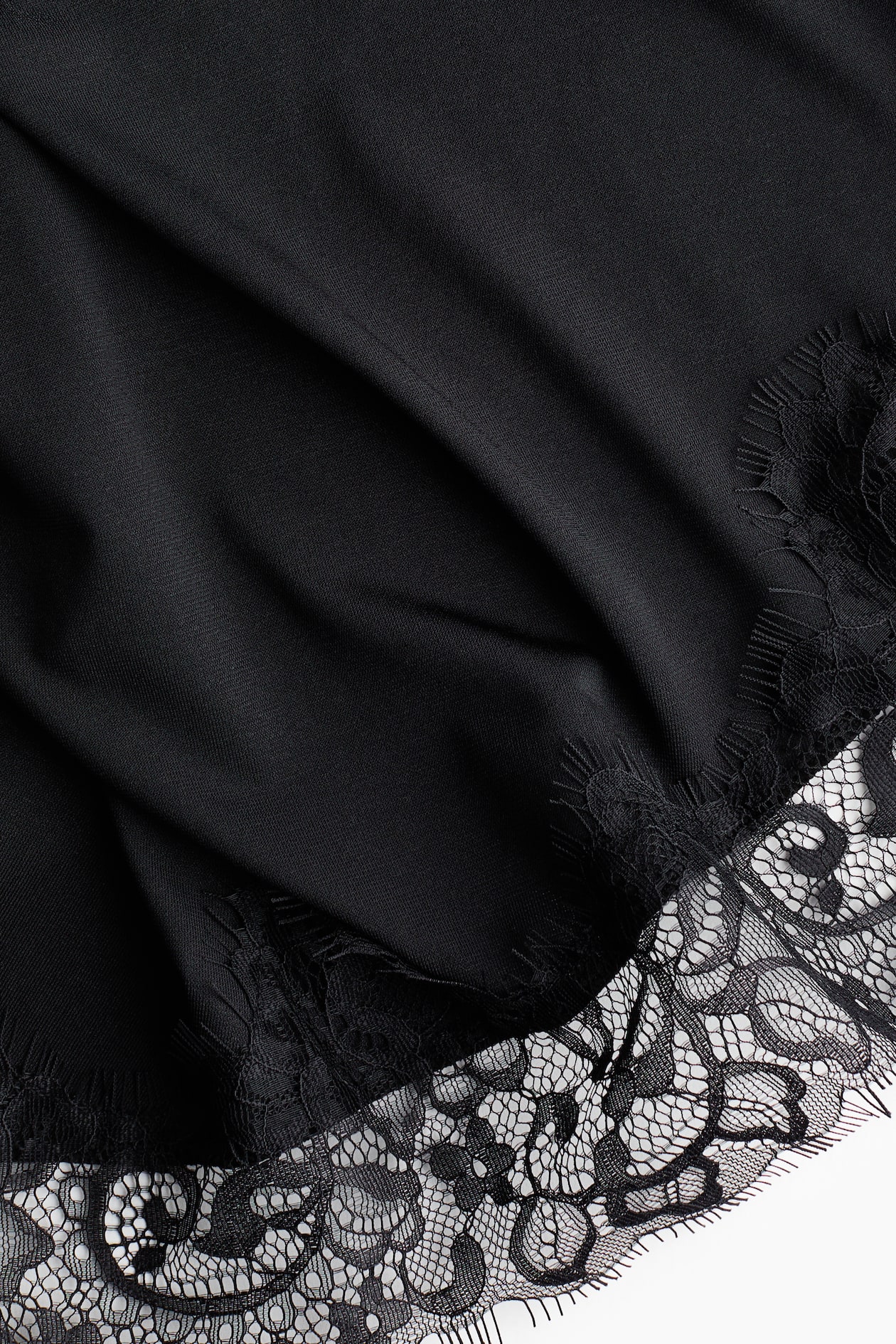 Asymmetric Lace-Trimmed Skirt - image 2