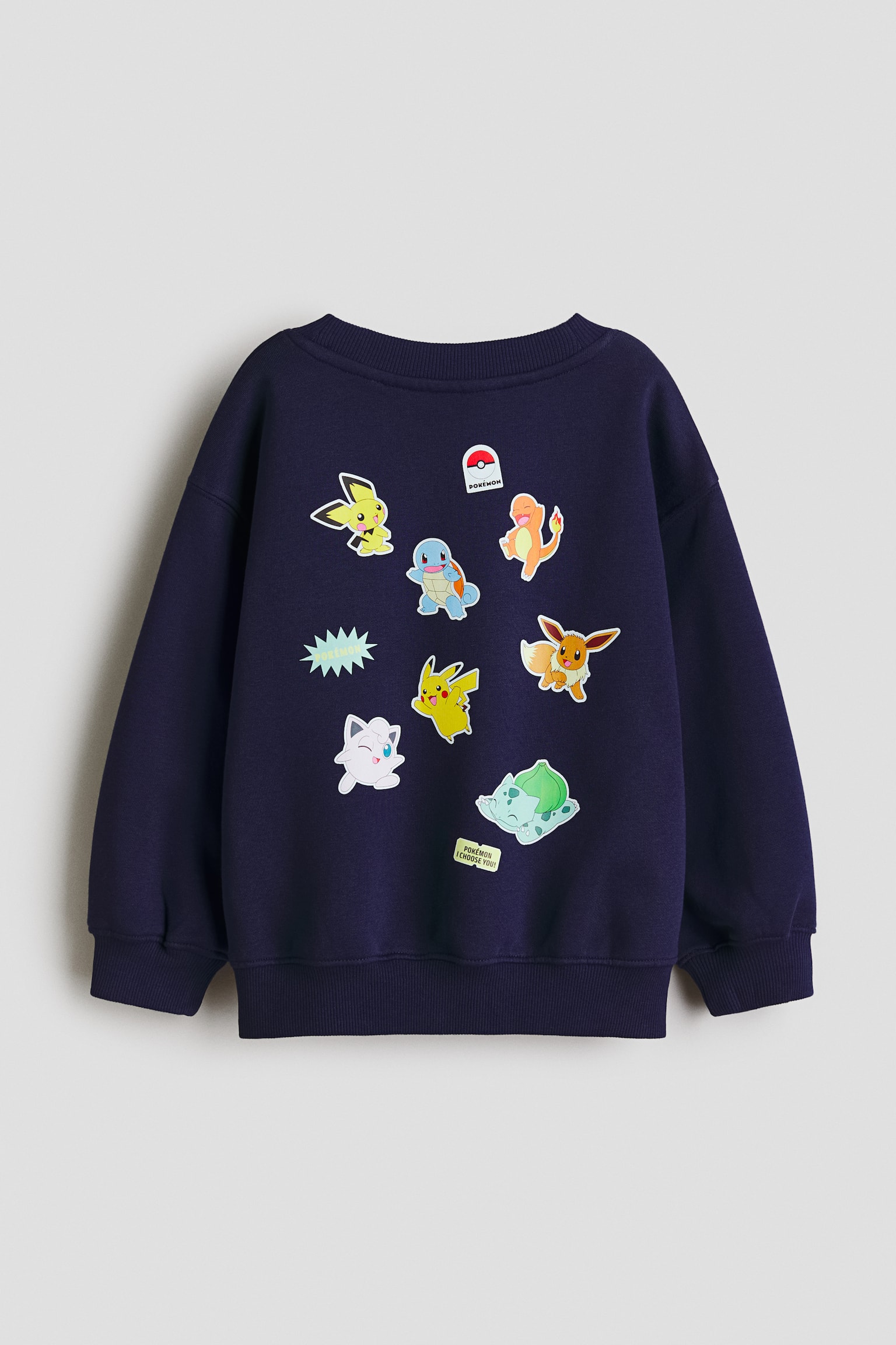 Printed sweatshirt - Navy blue/Pokémon/Dark grey/Jurassic Park/Blue/Bluey/Dusty turquoise/Hot Wheels/Beige/Marvel Comics/Light beige/Mickey Mouse - 3