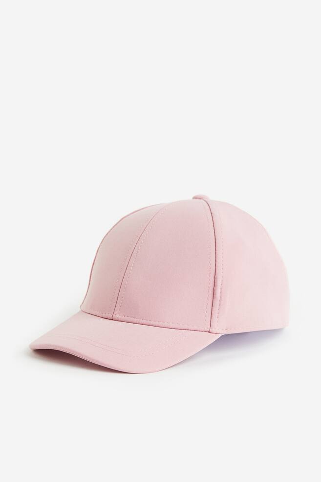 Water-repellent sports cap - Light pink/Light green/Black