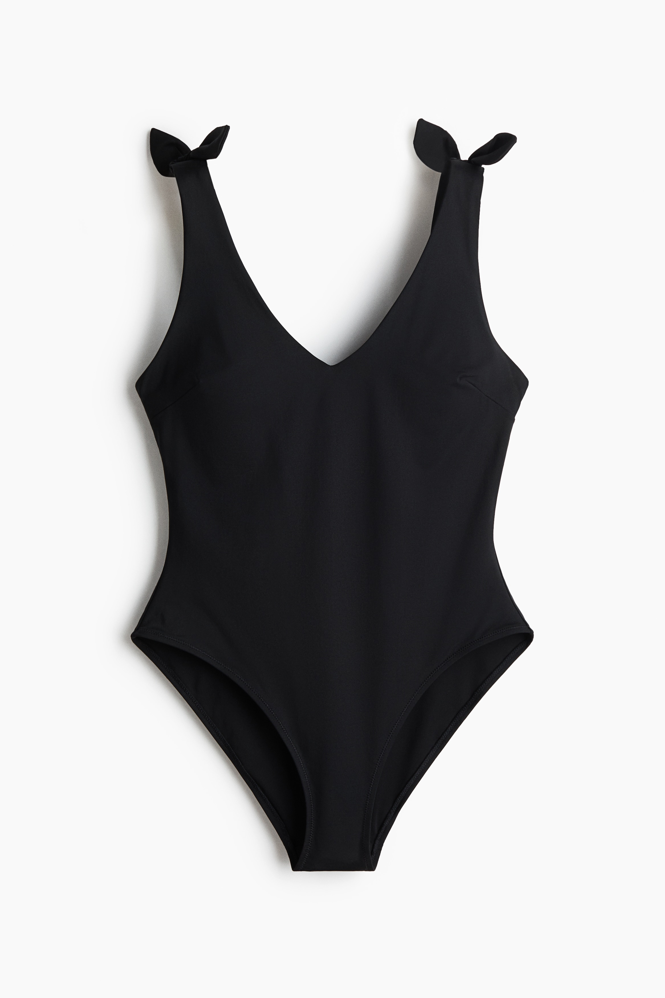 Padded-Cup Swimsuit - Black/Blue