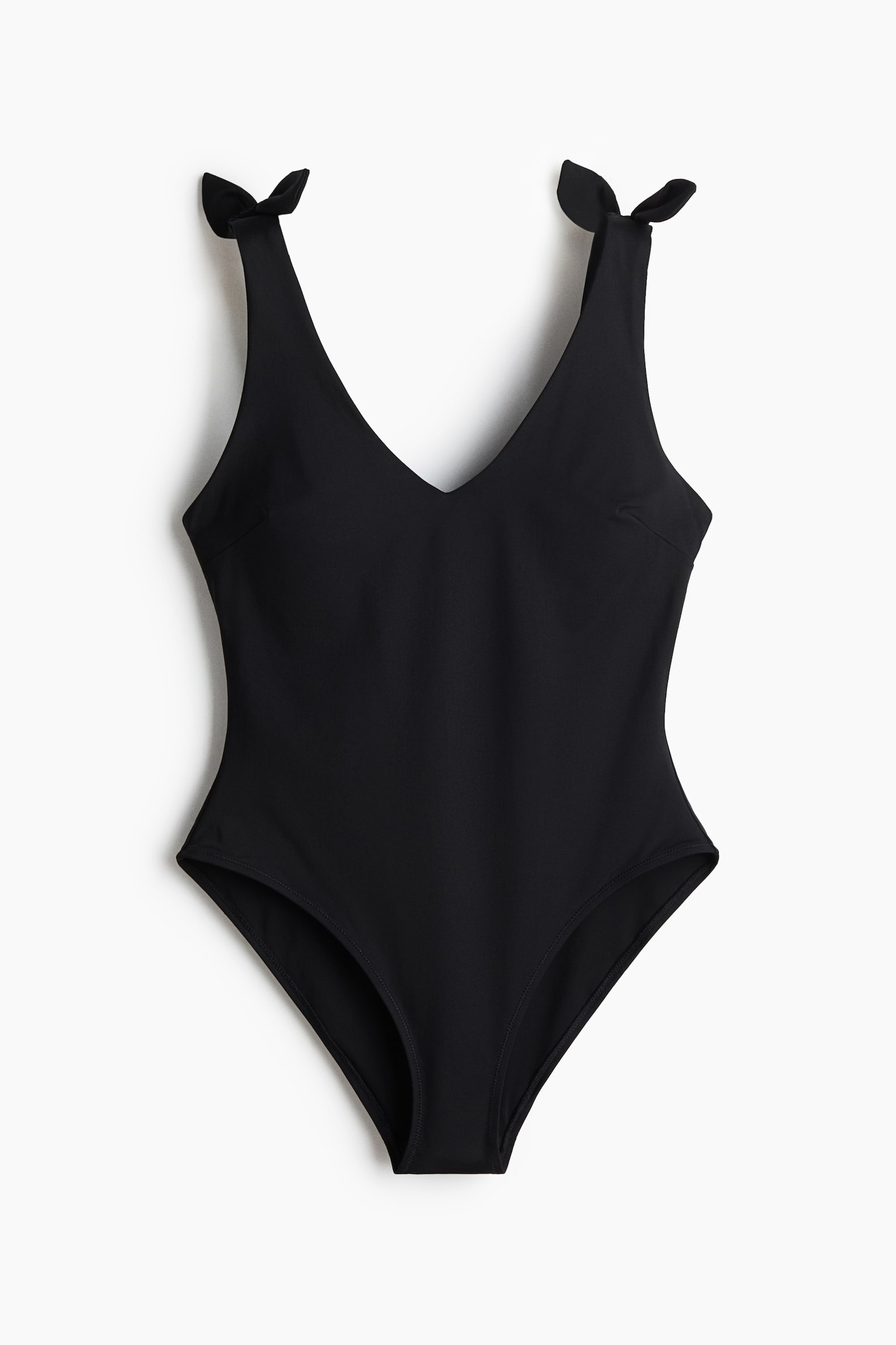Padded-cup swimsuit - Black - 1