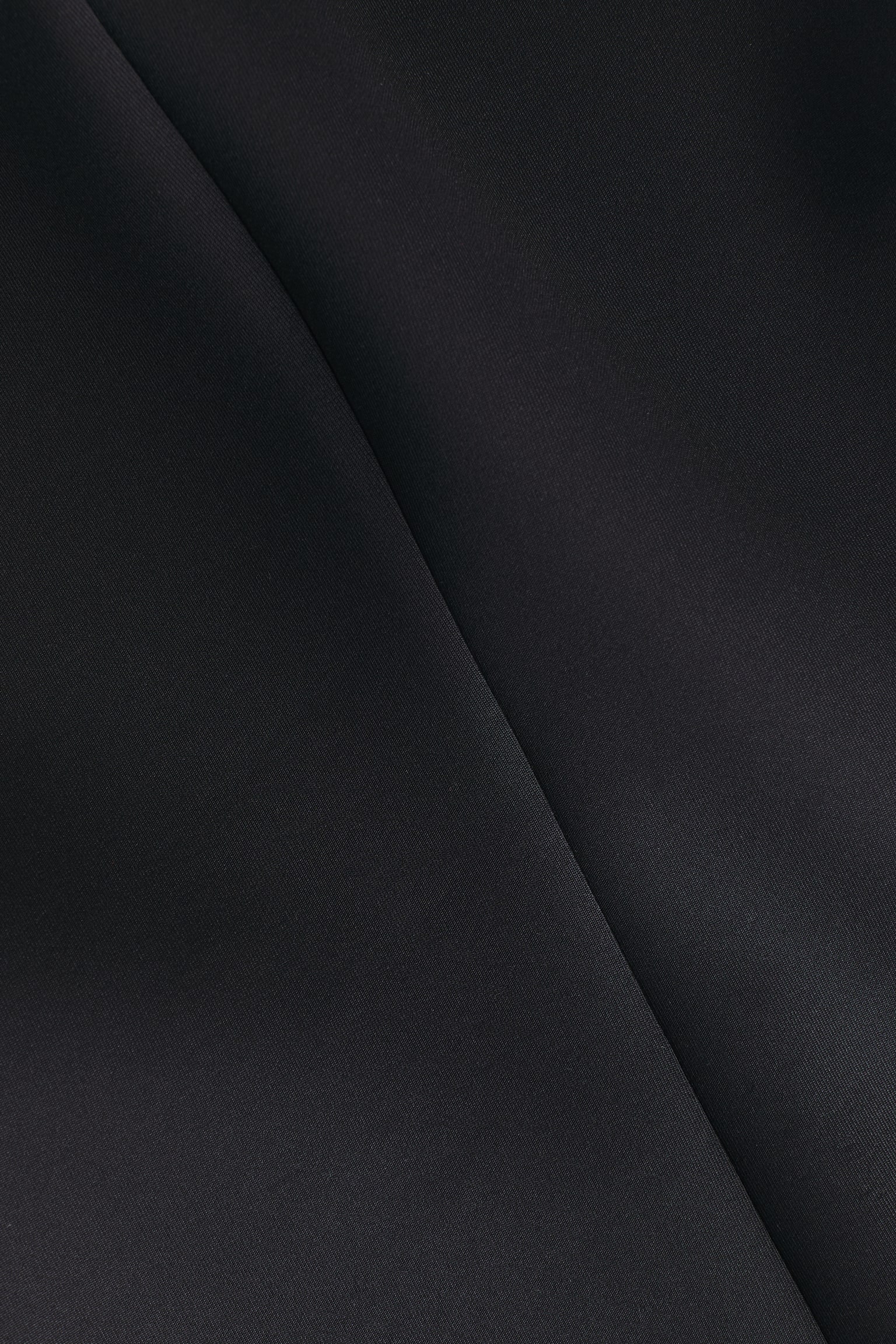 Топ із тканини скуба з баскою - Чорний - 2