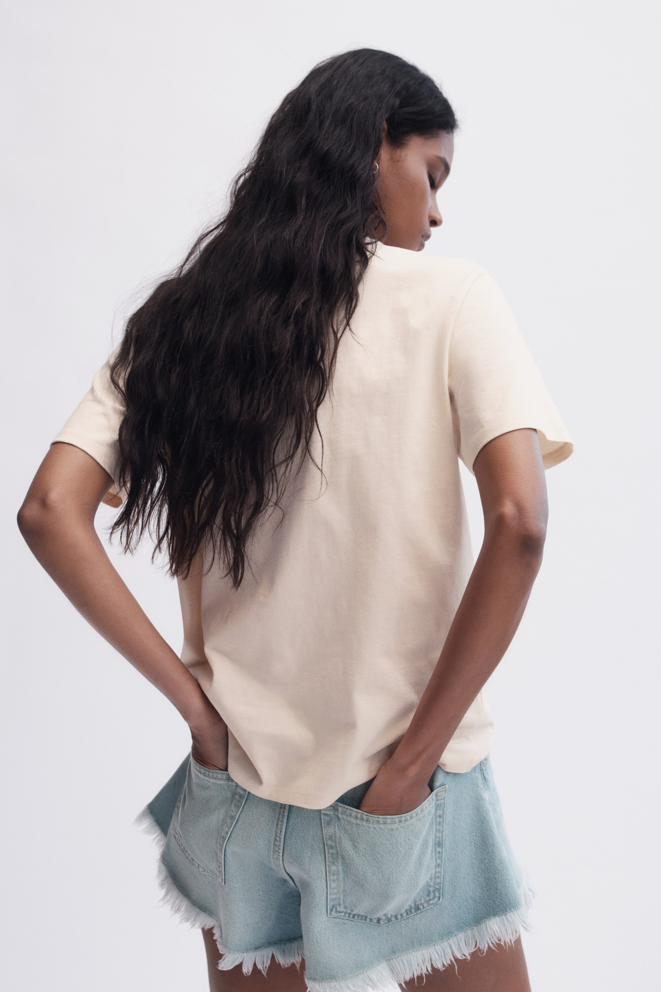 Женские футболки H&M Printed Cotton T-Shirt — фото 6