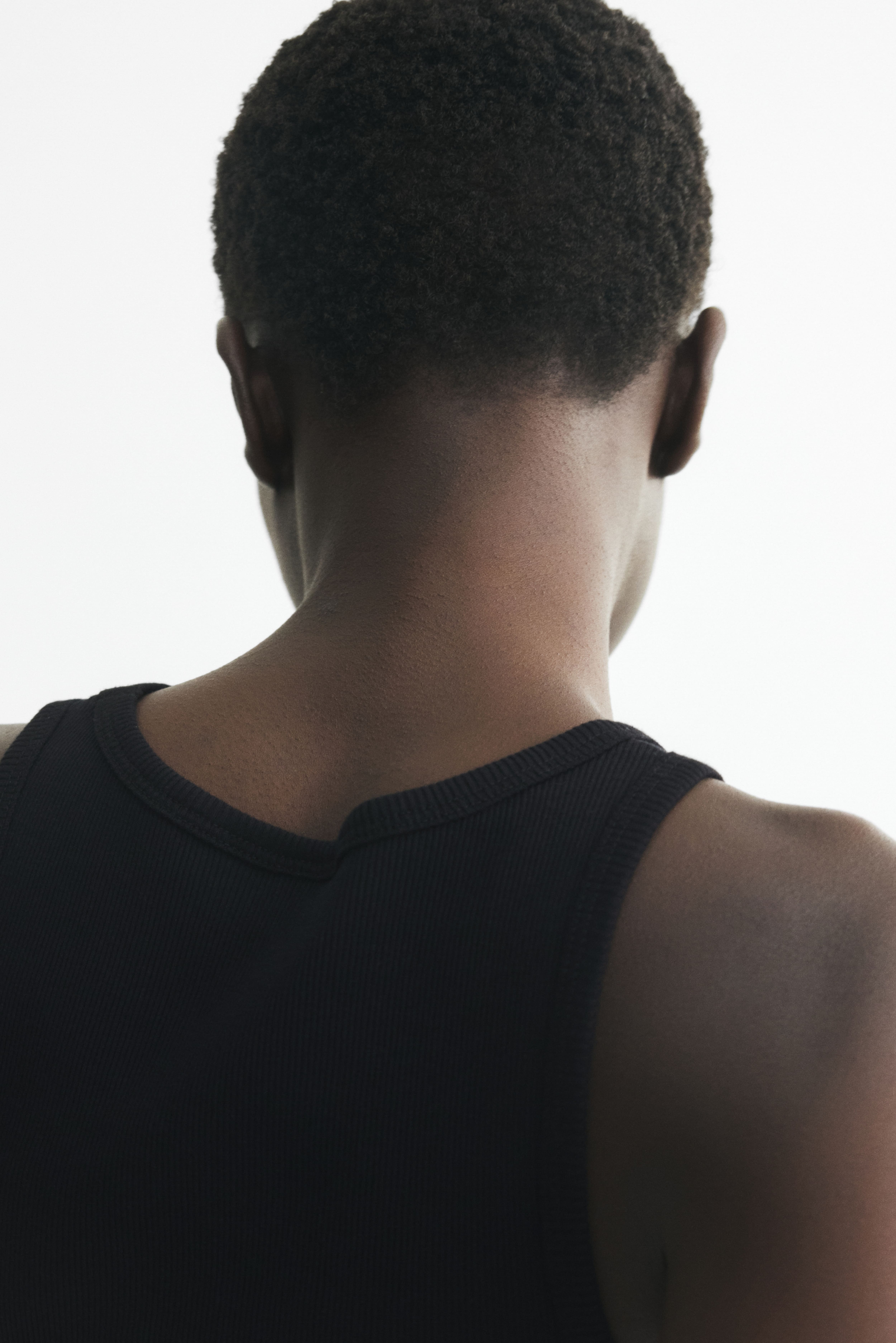 Ribbed Silk-Blend Tank Top