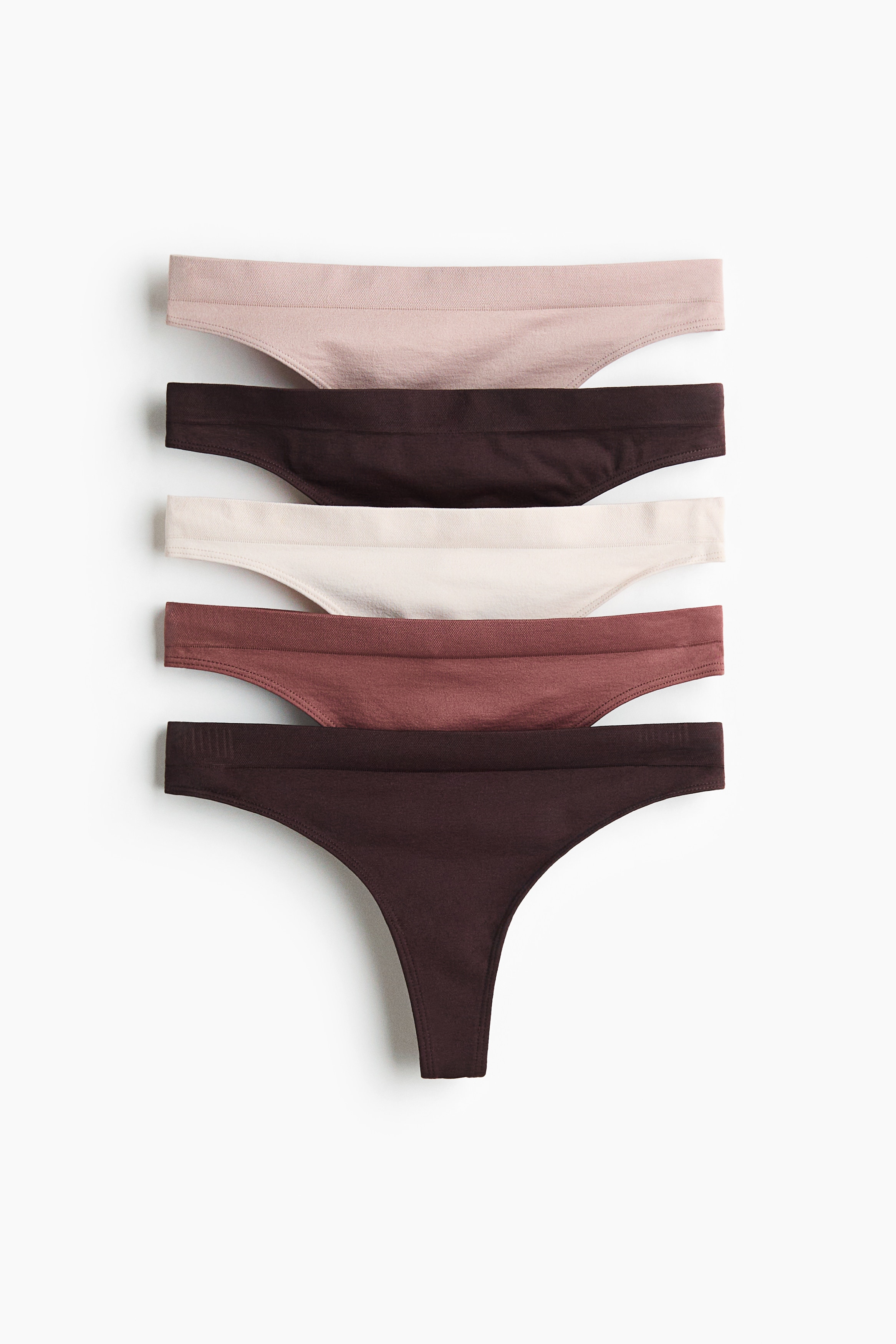 5-pack seamless trosa thongModell