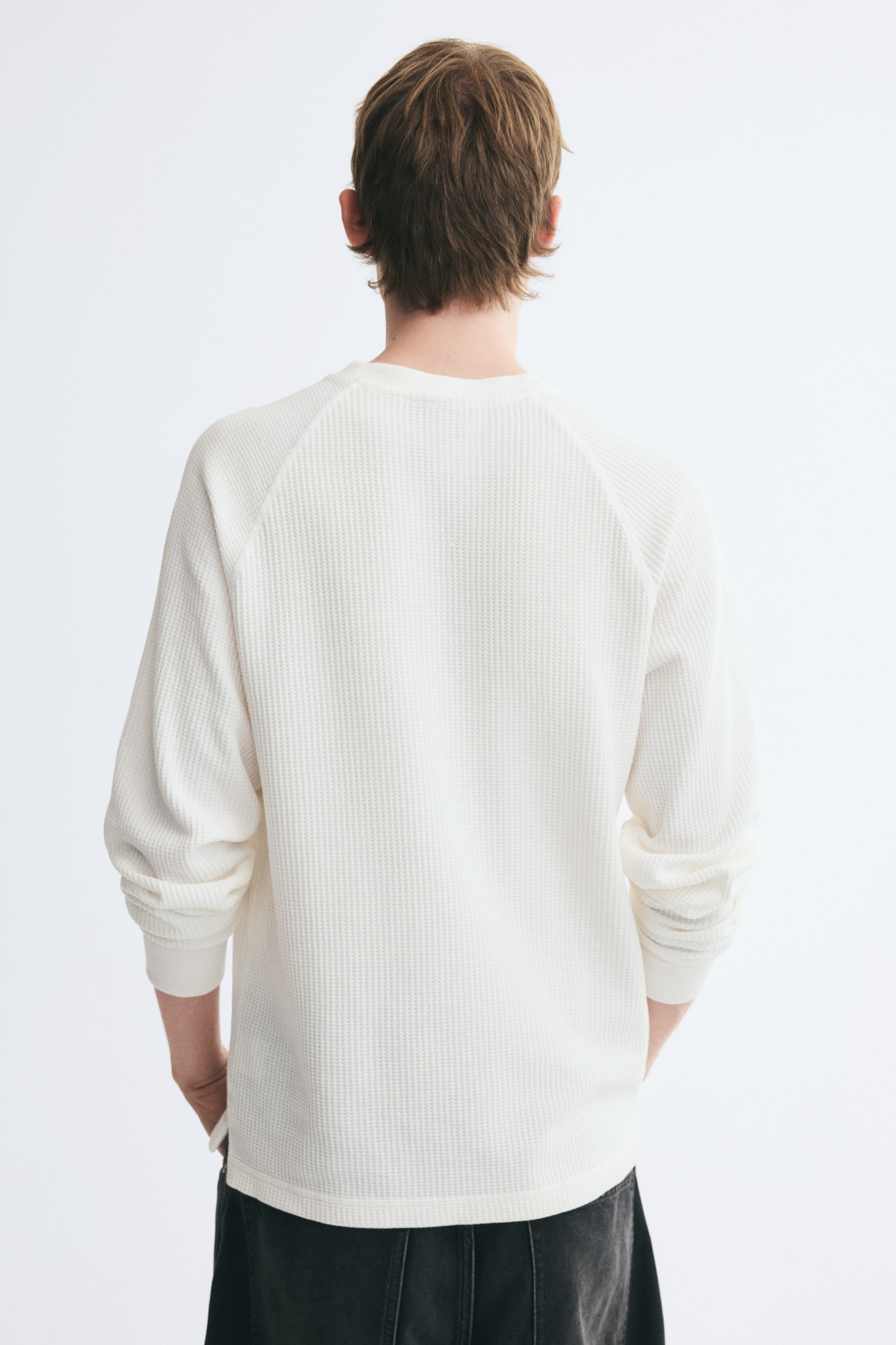 Regular-Fit Waffled Shirt