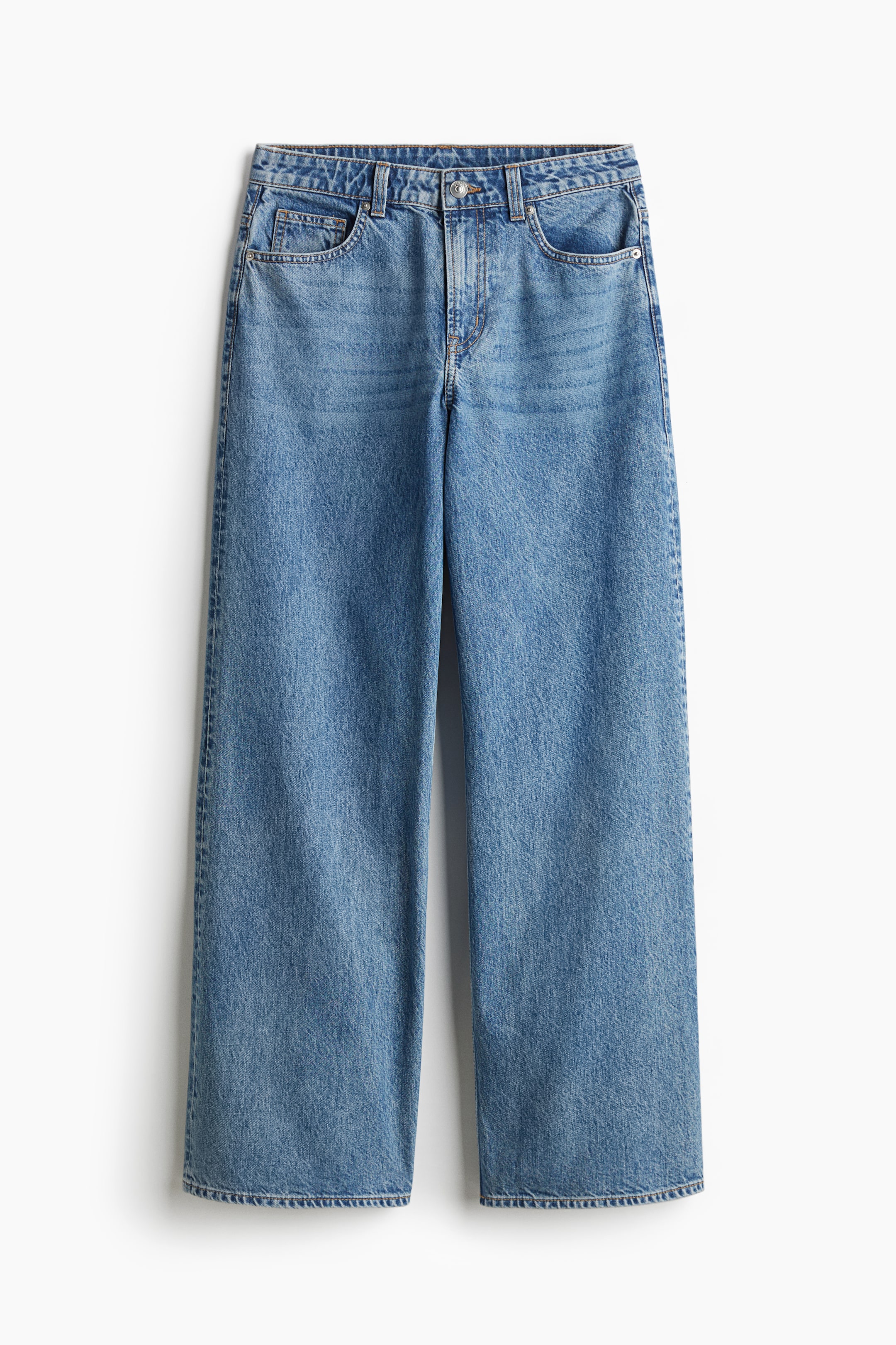 Baggy Regular Jeans - Light denim blue - Ladies | H&M GB 4