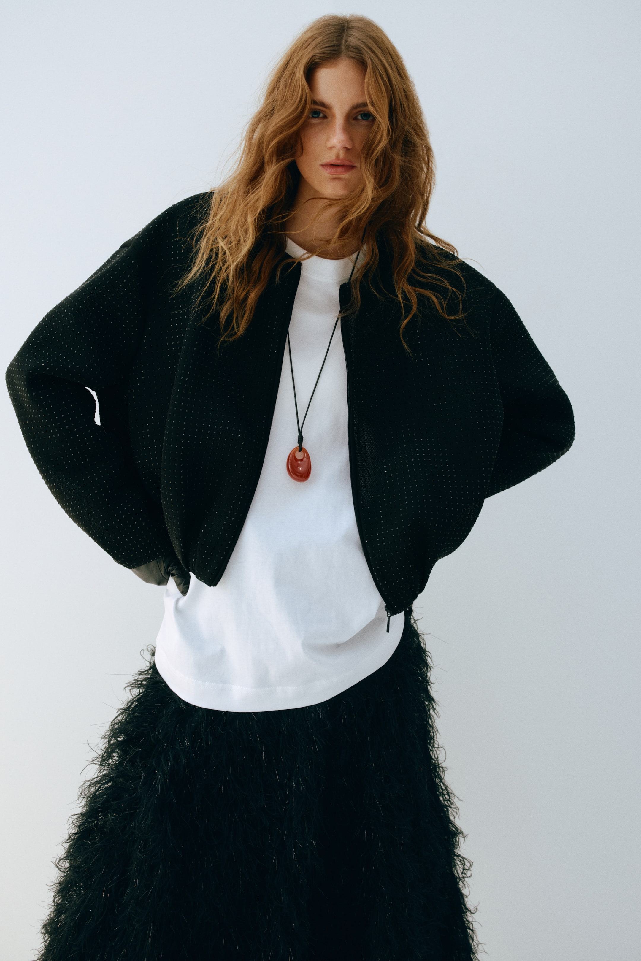 Grösseres Bild ansehen: Kordelkette mit Anhänger - Braun - DAMEN | H&M CH 1