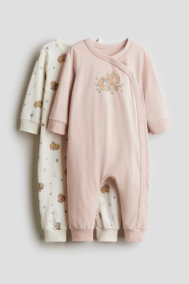 2-pack pijamas con diseño - Rosa claro/Bambi/Gris oscuro/El Rey León - 1