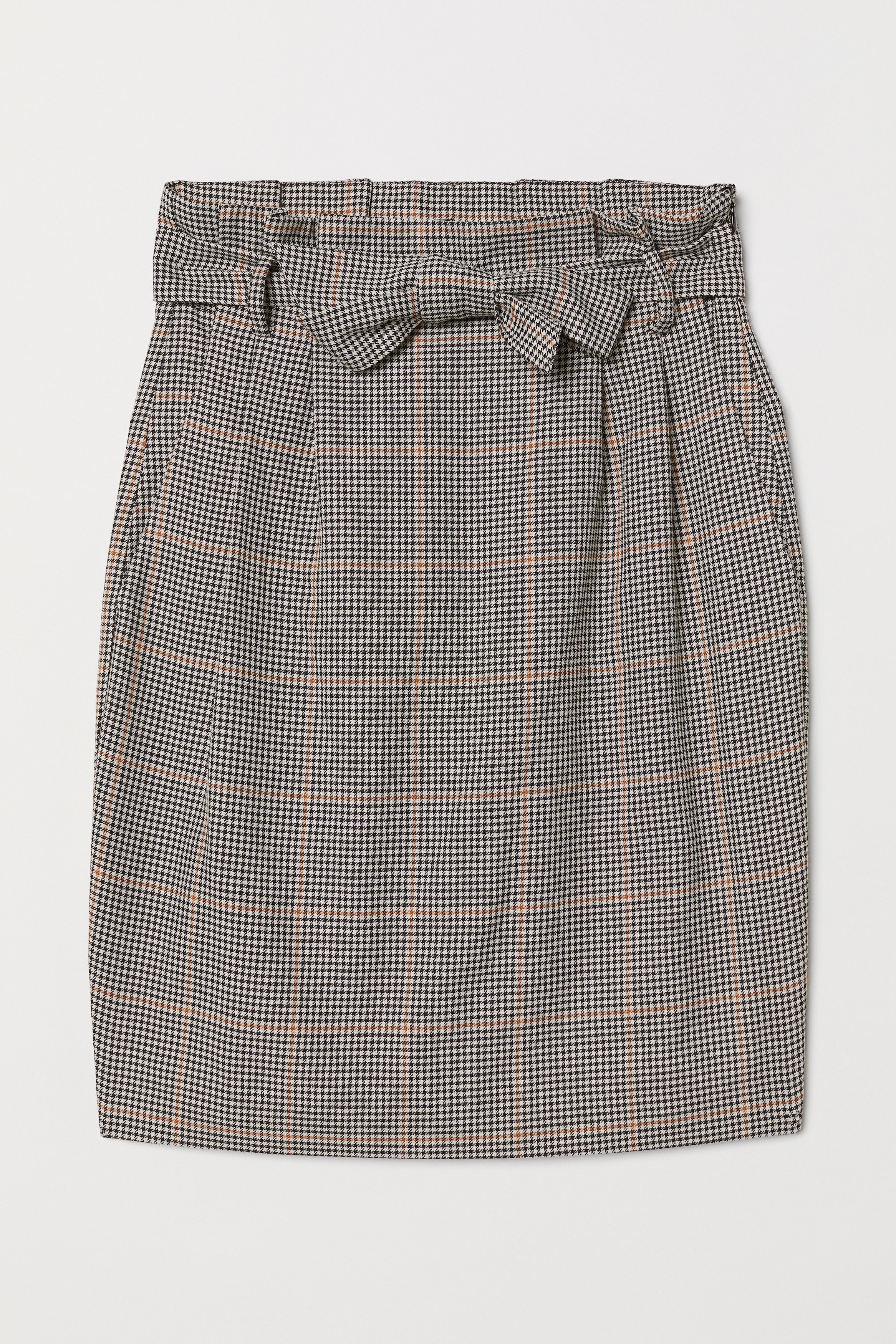 Skirt with Tie Belt