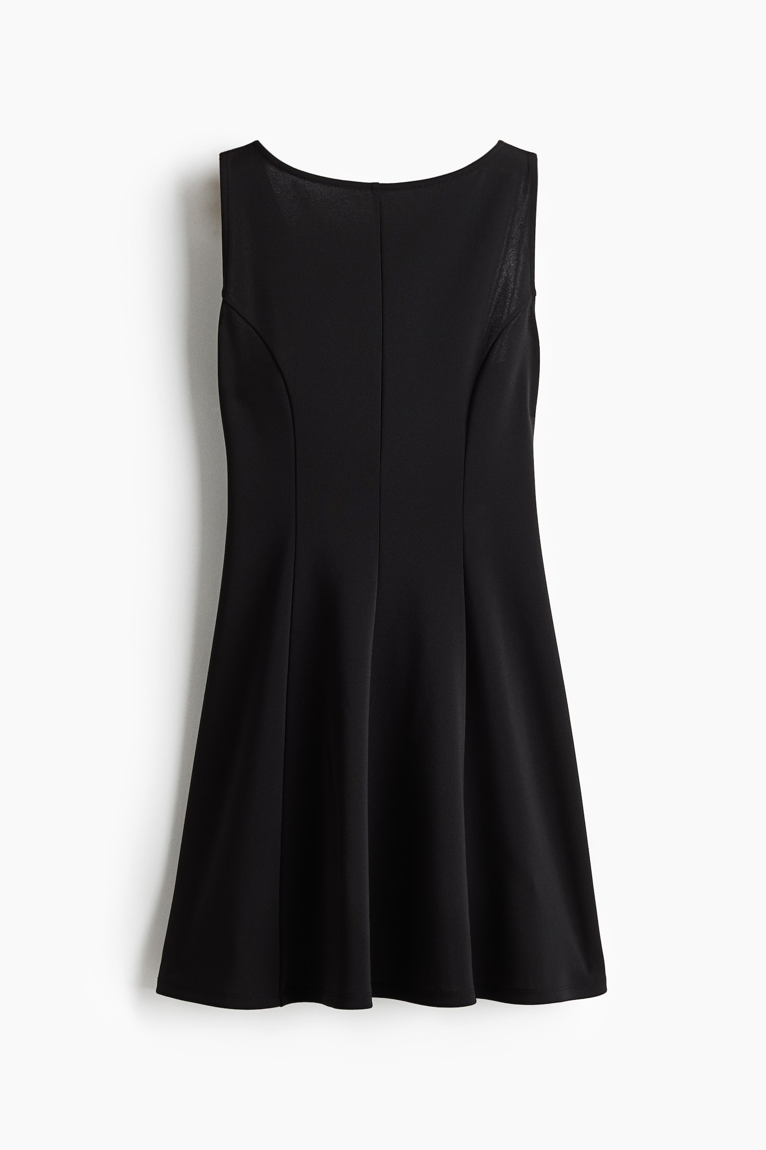 Haljina od žerseja sa niskim leđima - Crna