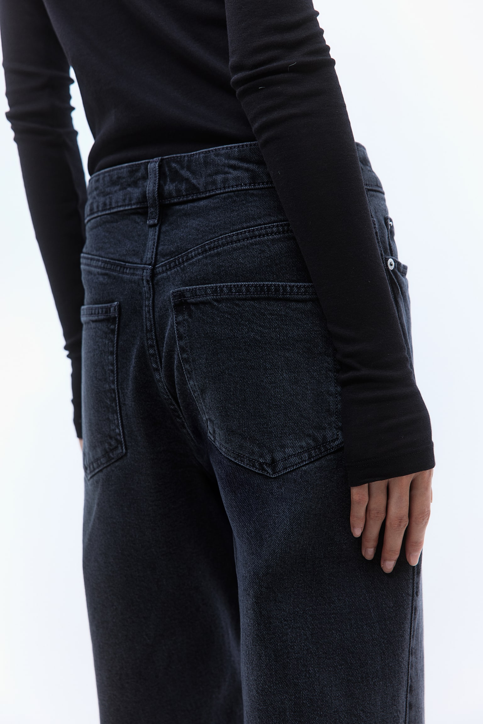 Tapered jeans - Black/Denim blue/Light denim blue - 4