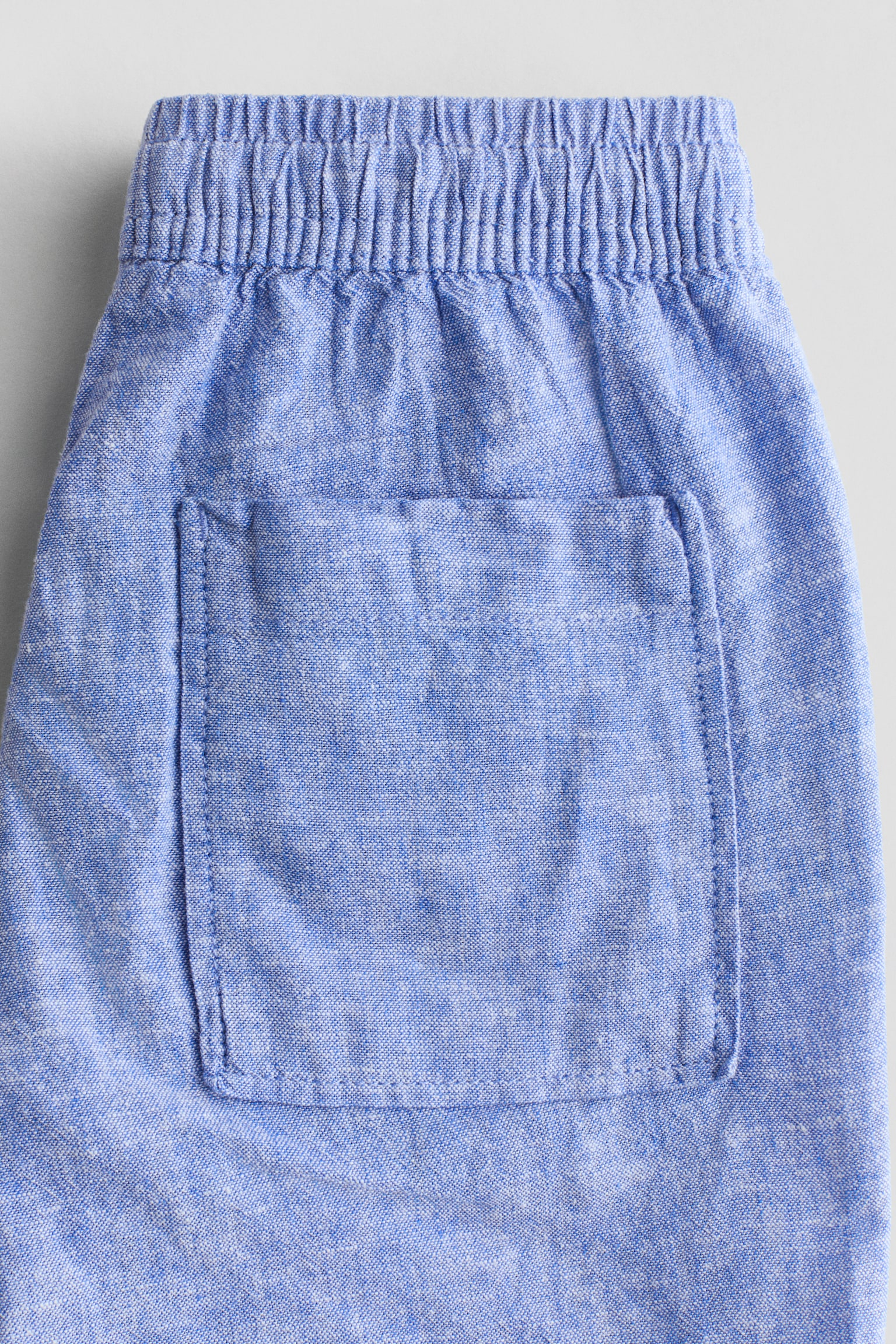 Linen-blend drawstring shorts - 2