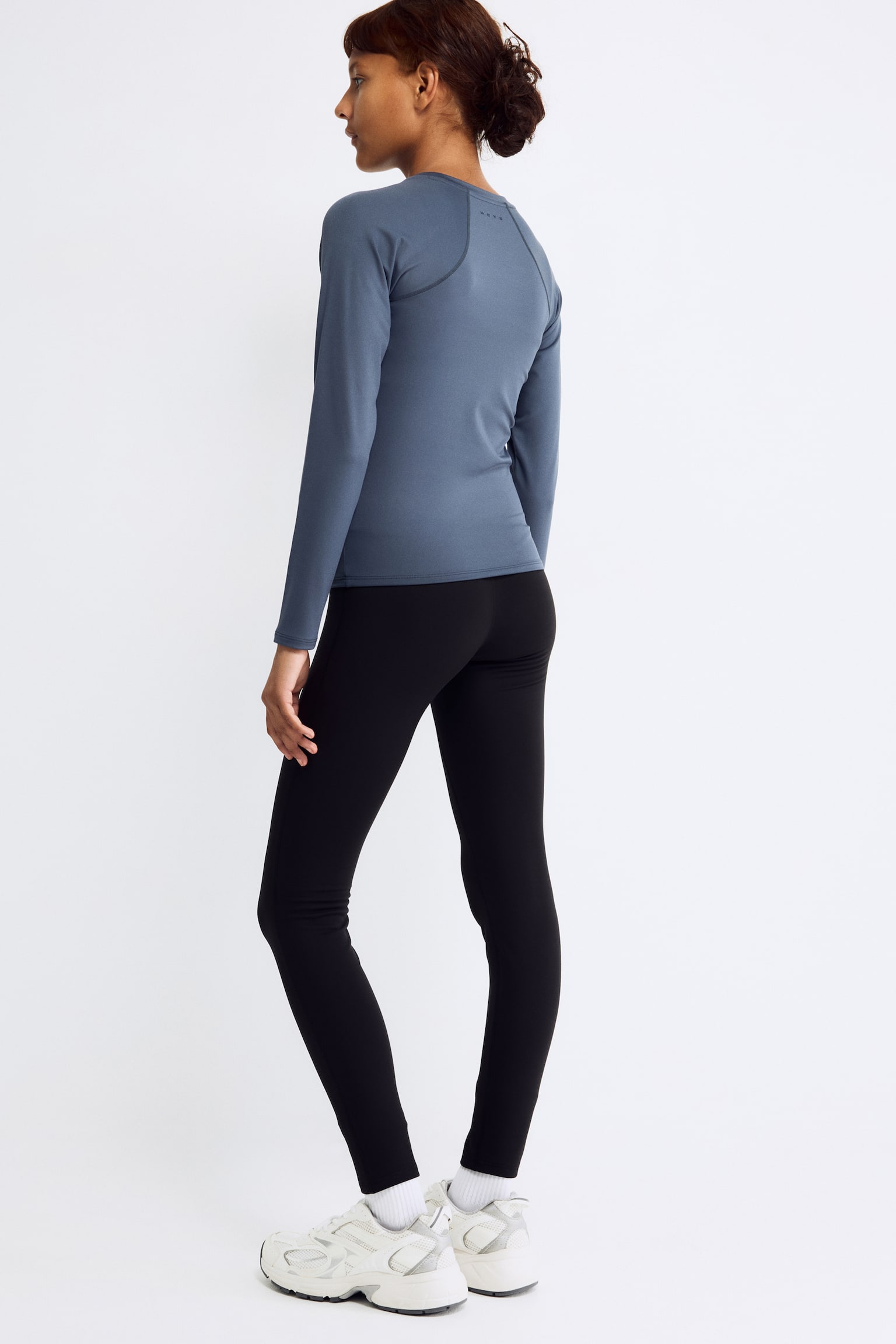 H&M Move Детские леггинсы H&M Warm Sports Leggings with SoftMove™ Fleece, цвет: Чёрный — фото 4