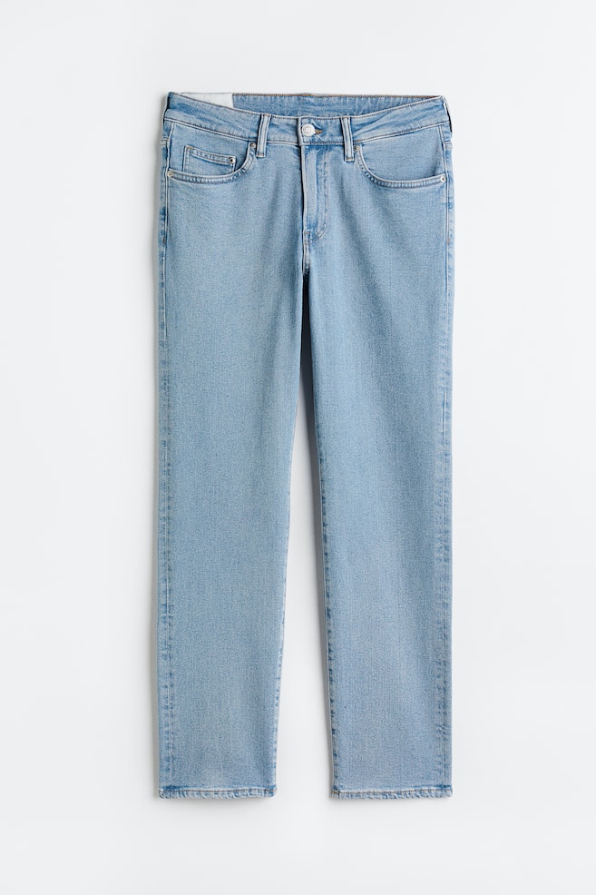 Straight Regular Jeans - Vaalea deniminsininen/Tumma deniminsininen/Musta - 2