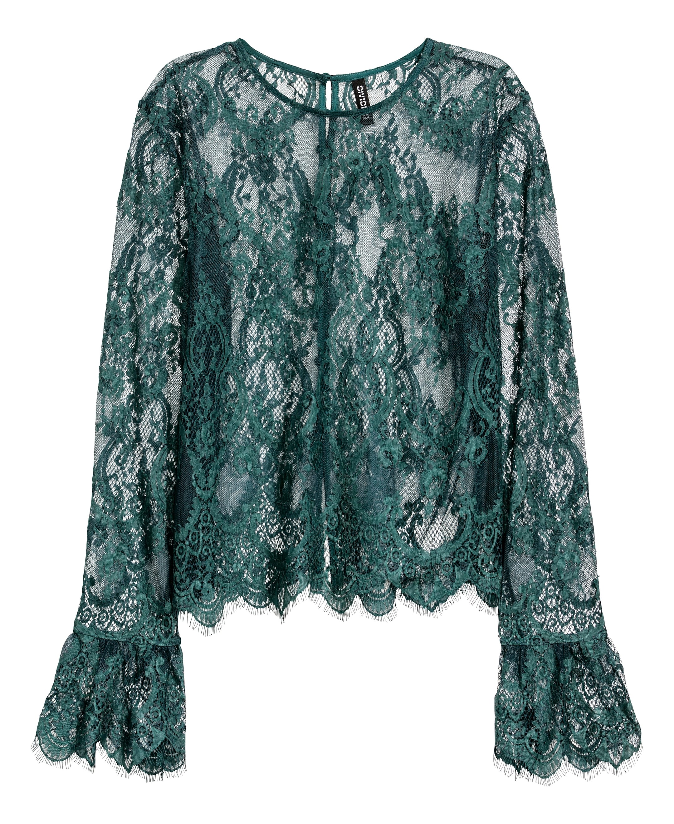 View larger image: Blouse - Green - Ladies | H&M IE 1