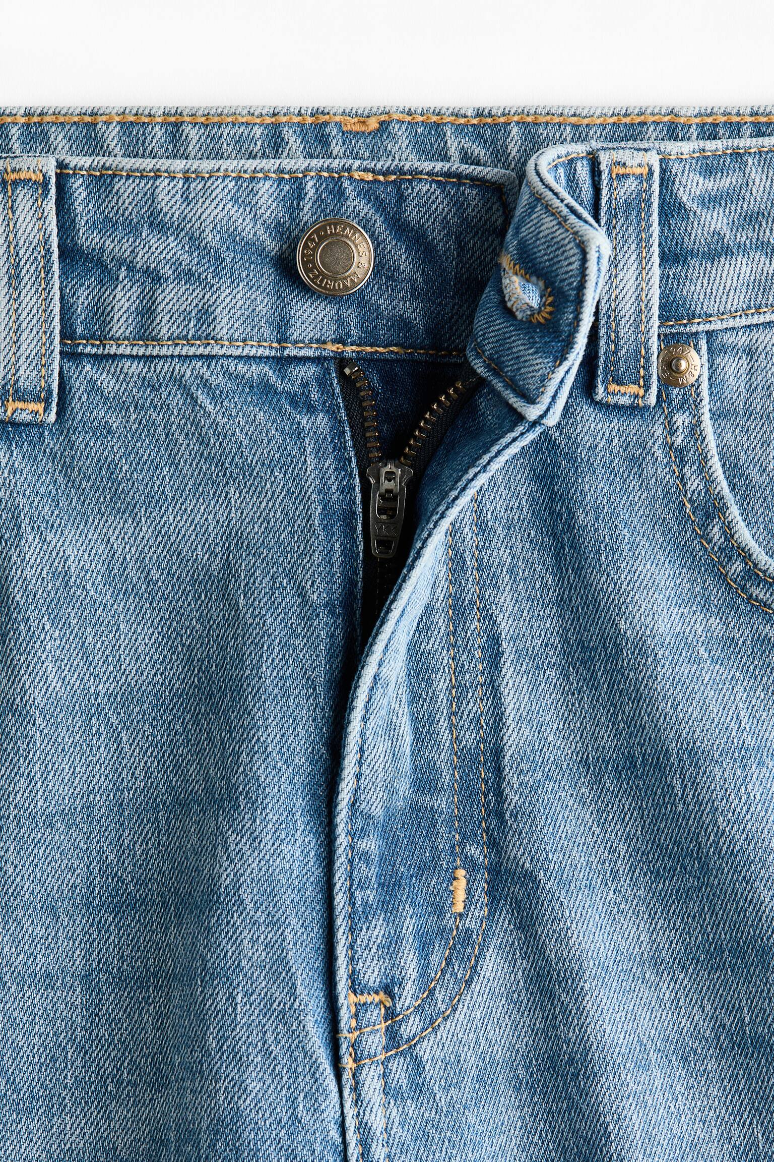 Wide High Waist Jeans - Light denim blue/Dark denim blue/Light denim blue/Dark denim grey/Navy denim blue/Washed denim blue/Denim blue/Dark denim blue/Navy denim blue/Denim blue/Dark denim blue/Navy denim blue/Light denim blue/White/White/Denim blue/Light denim blue/Denim blue - 3