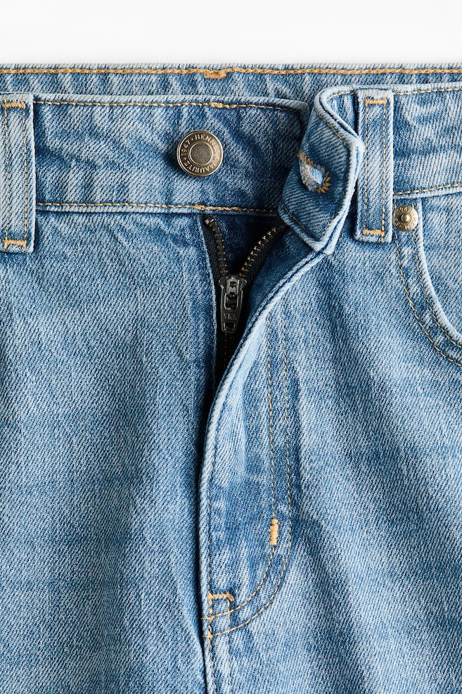Wide High Waist Jeans - Light denim blue/Dark denim blue/Light denim blue/Dark denim grey/Navy denim blue/Dark denim blue/Washed denim blue/Dark denim blue/Navy denim blue/Denim blue/White/Light denim blue/Denim blue/Navy denim blue/White/Light denim blue/Denim blue/Denim blue/Dark denim blue/Dark brown - 3