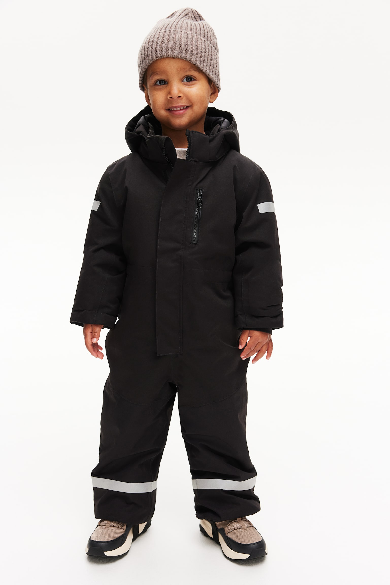 Waterproof room-to-grow snowsuit - Black/White/Floral/Turquoise/Dinosaurs - 2