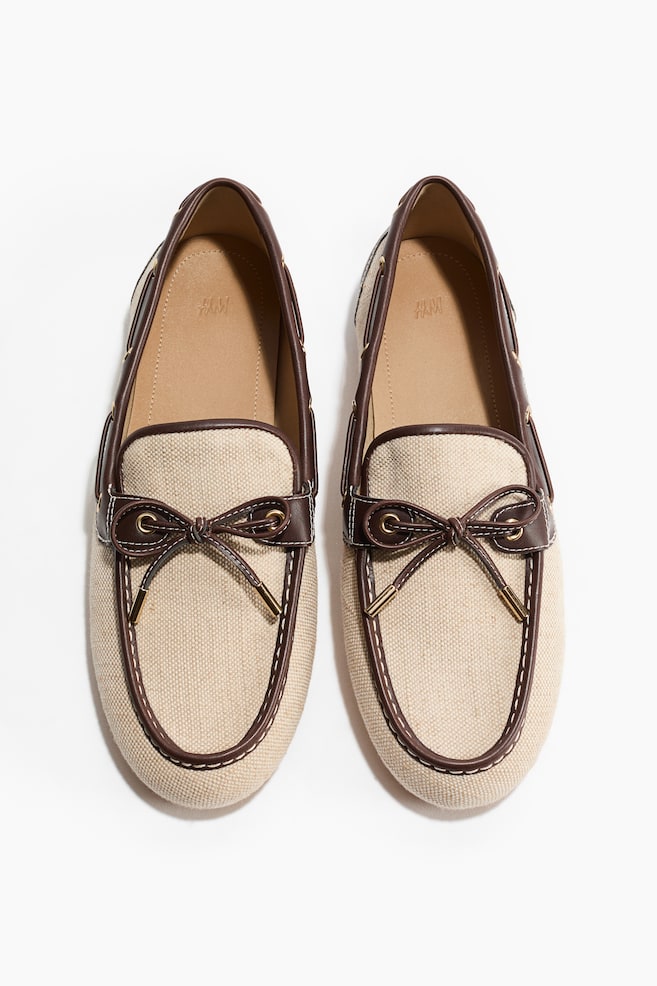 Deck shoes - Beige/Dark brown/Dark brown - 1