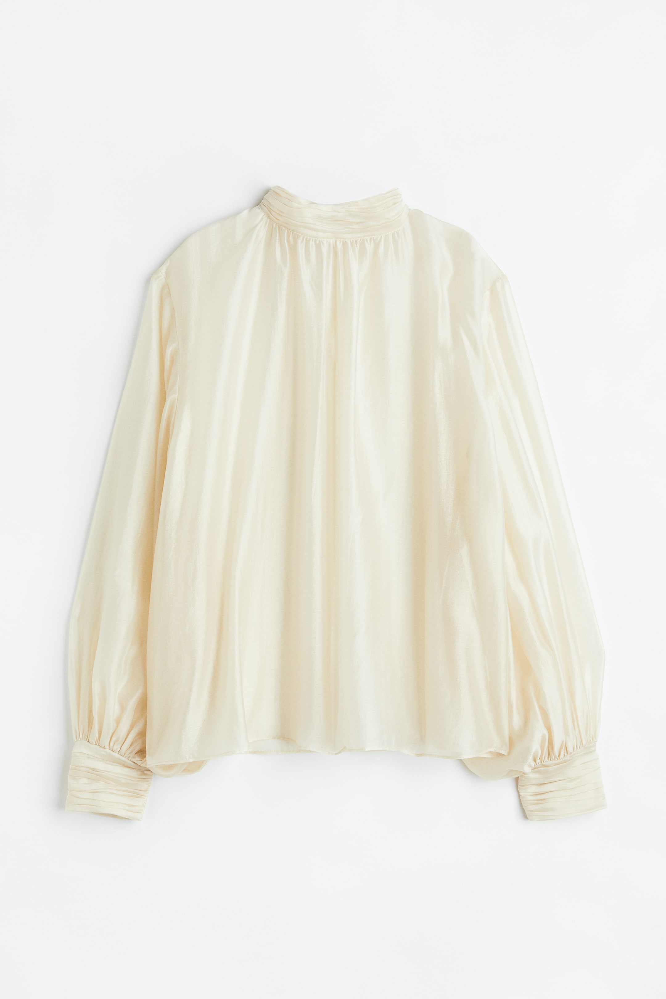 Voluminous blouse - Light beige - Ladies | H&M GB