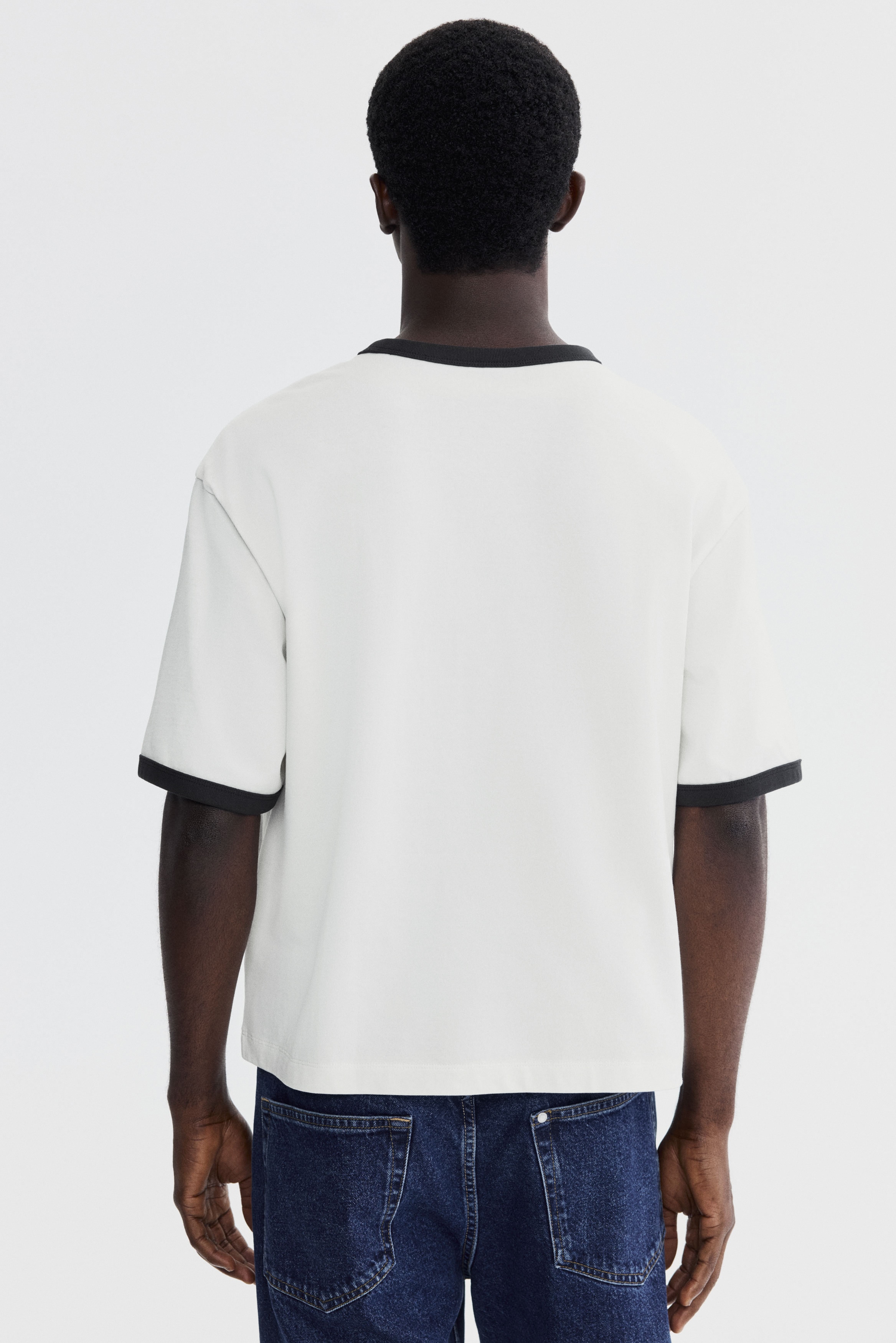 Loose-Fit Boxy T-Shirt - White - Men | H&M US