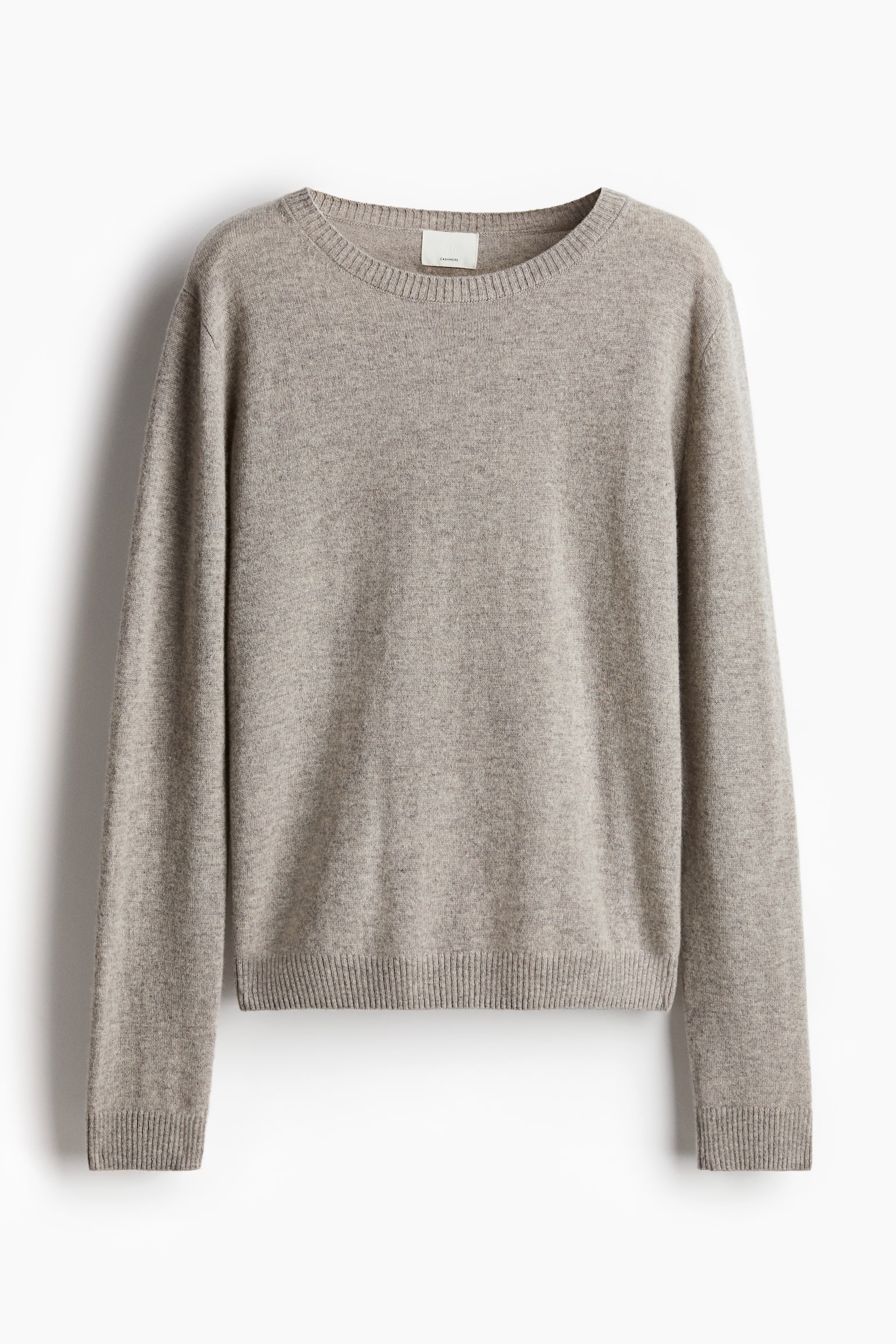 Fine-knit cashmere jumper - Mole/Black/Dark grey/Dark beige - 2