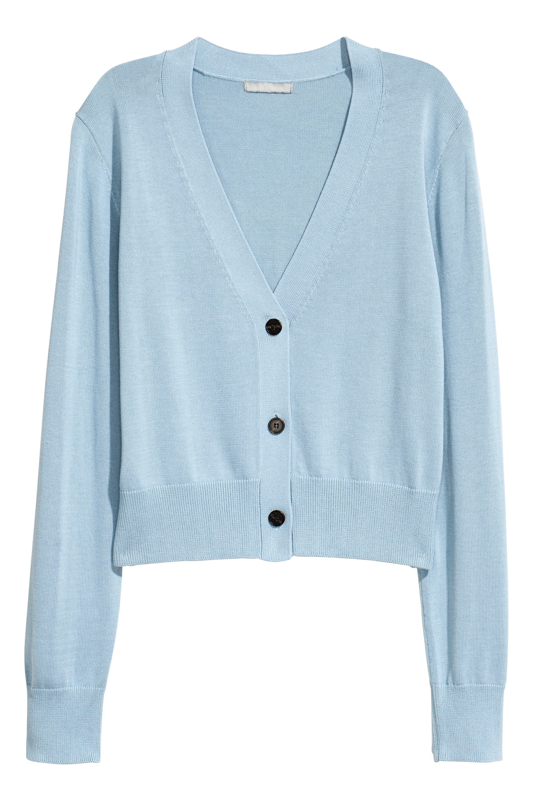 View larger image: Fine-knit cardigan - Light blue - Ladies | H&M GB 1