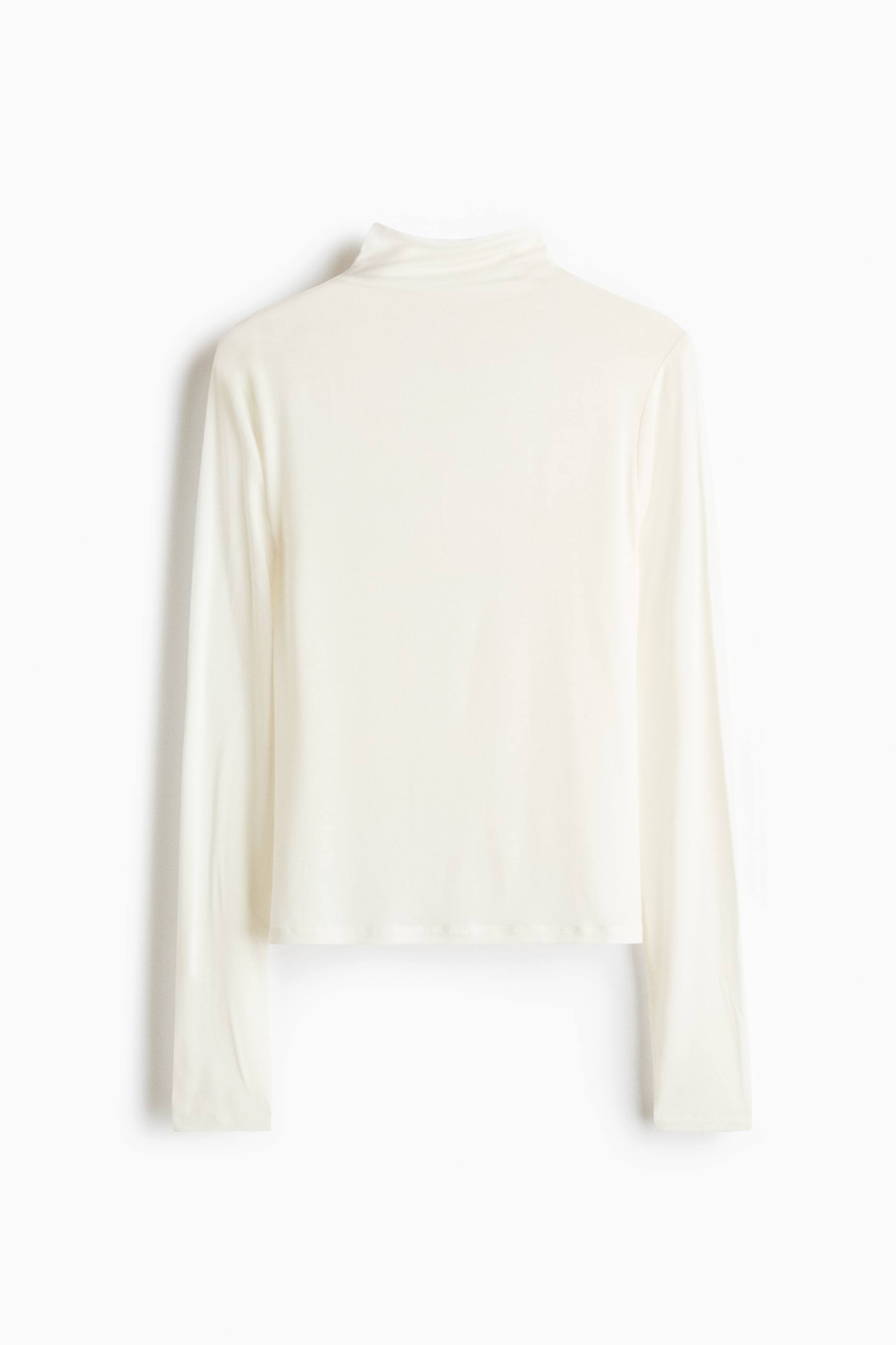 View larger image: Warming modal-blend base layer top - Cream - Ladies | H&M 1