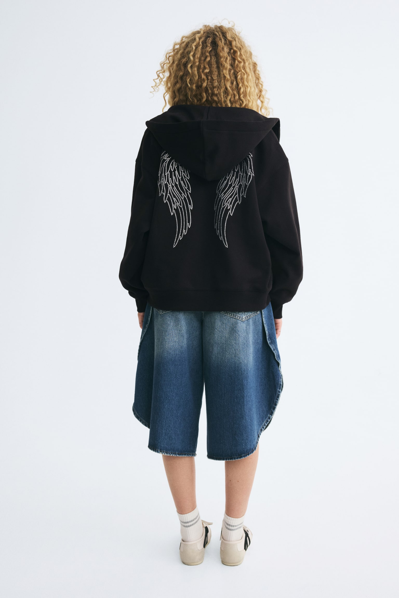Женская куртка H&M Hooded, цвет: Чёрный — фото 4