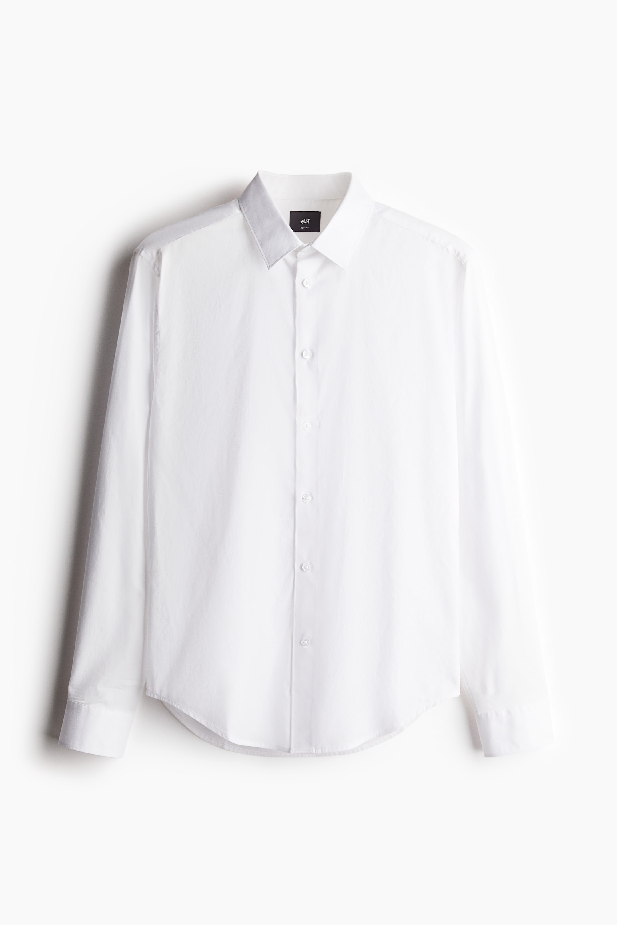 Slim Fit Shirt - White - Men | H&M GB 5