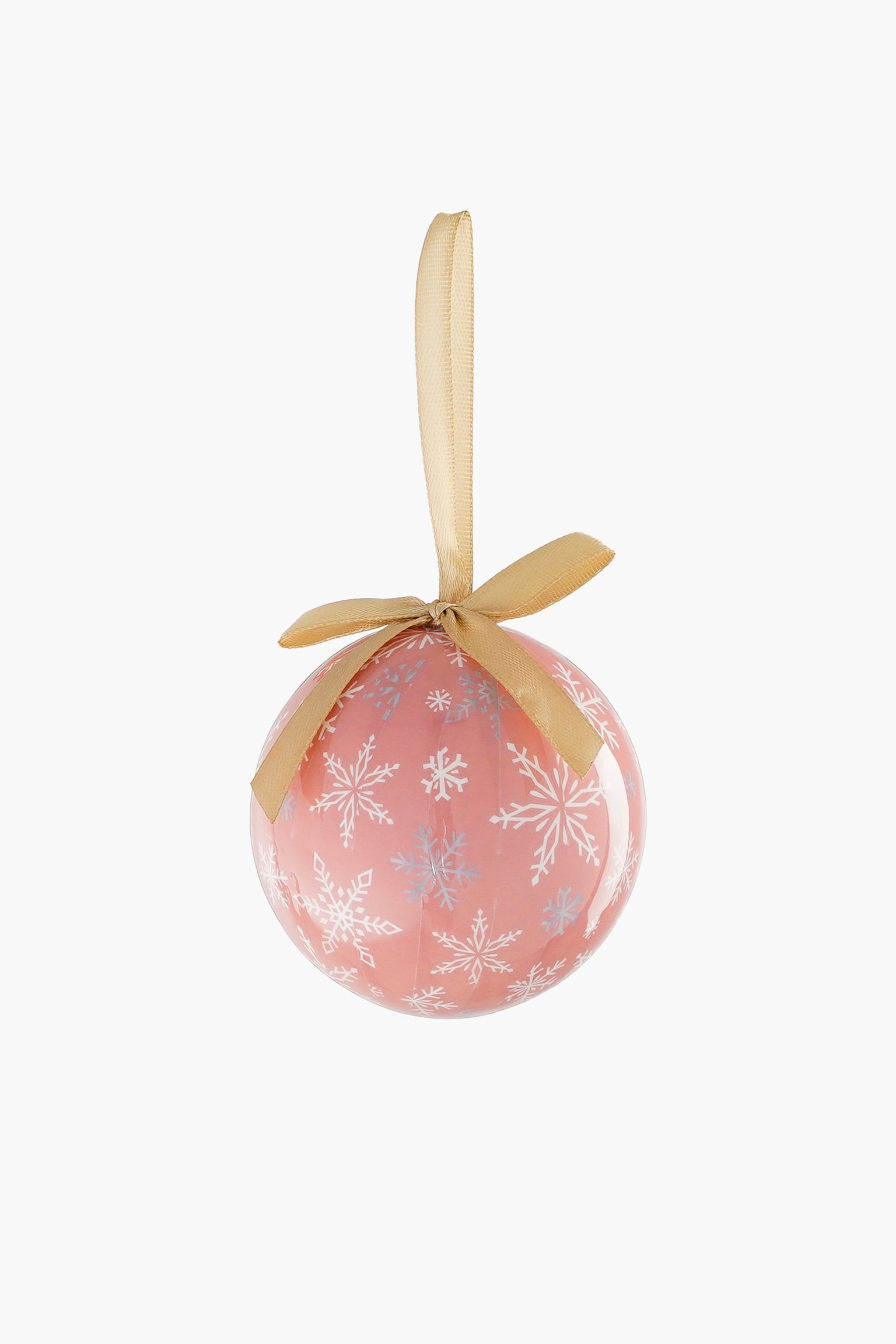 Christbaumkugeln Geschenkset - Pfirsich, Rosa/Pfirsich, Grau - 5