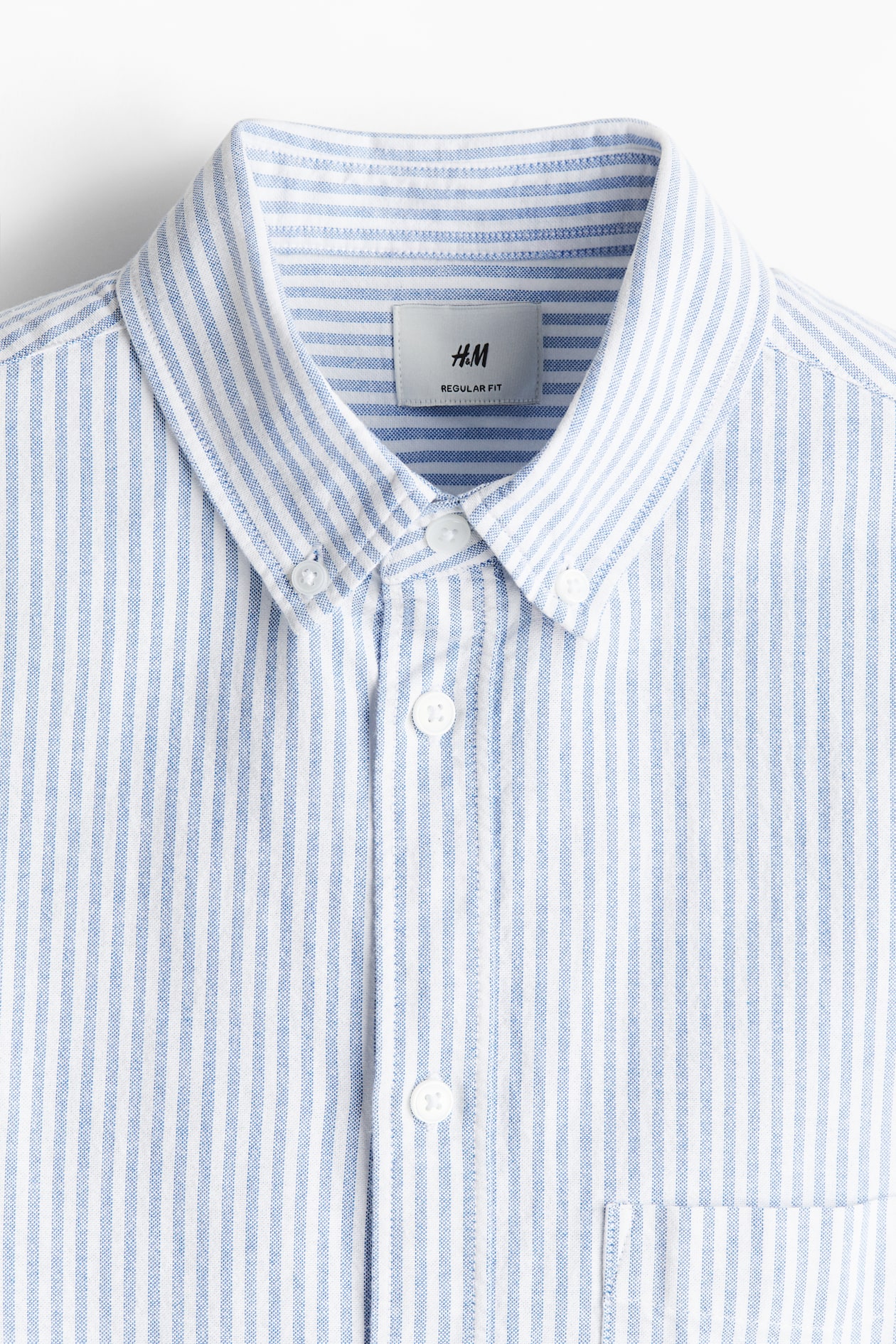Armani Jeans Regular Fit Mens Blue Oxford Shirt main image 1
