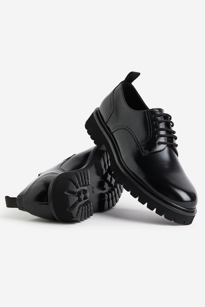 Chunky Derby shoes - Black - 7