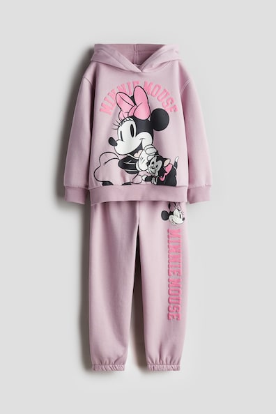 2-piece Printed Sweatshirt Set