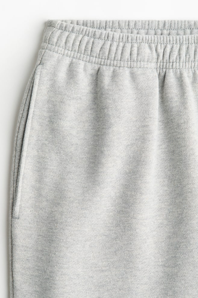 Joggers em algodão-Cinzento claro mesclado - 6