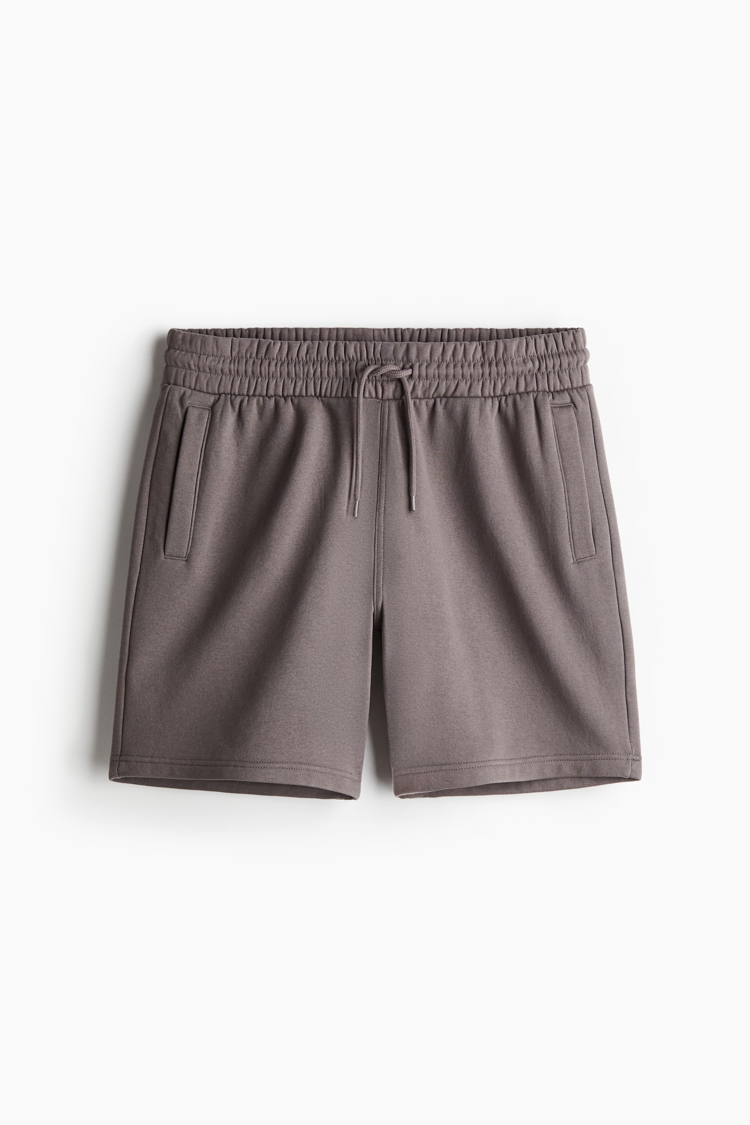 Regular Fit Sweatshorts - Dark greige/Light beige/Black - 2