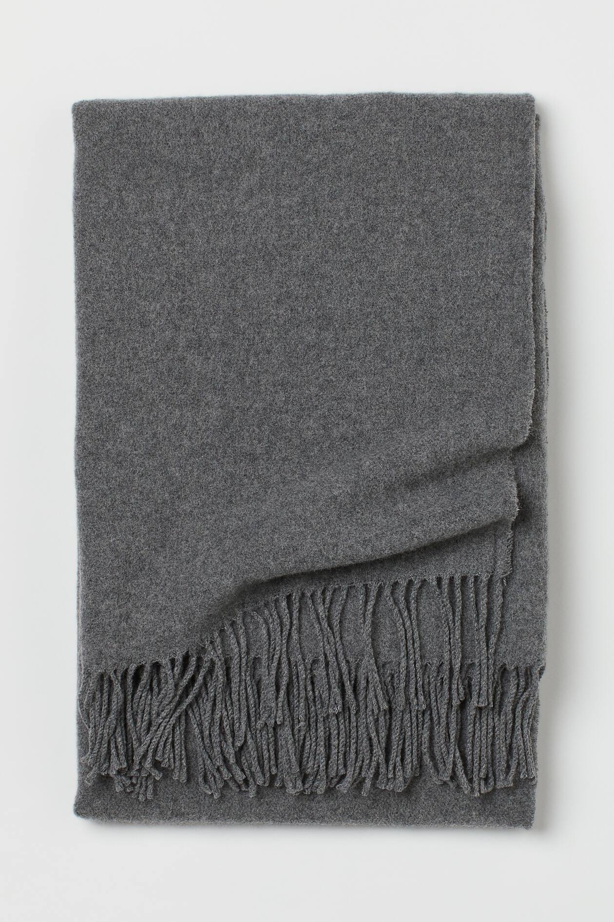 Wool-blend Throw - Gray - Home All | H&M US