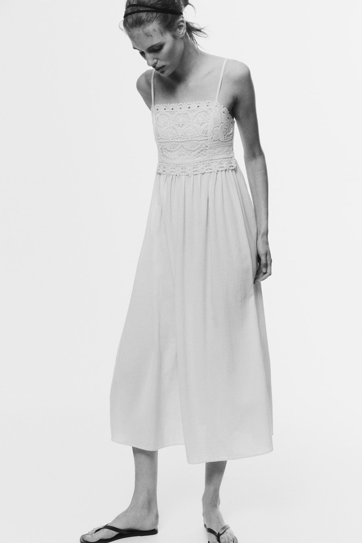 Cotton Strappy Dress - image 3